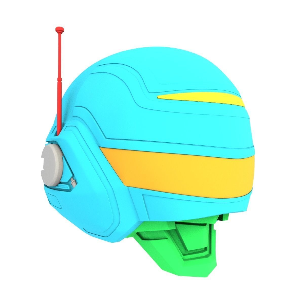 Jaspion Helmet for 3d printing 3D print model_4