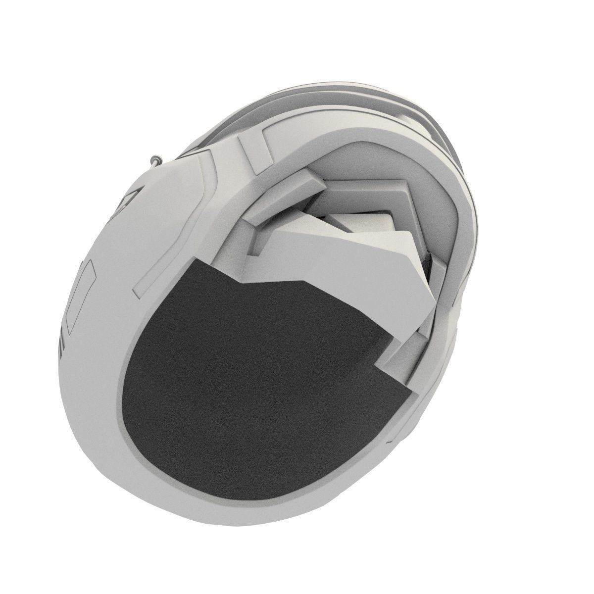 Jaspion Helmet for 3d printing 3D print model_9