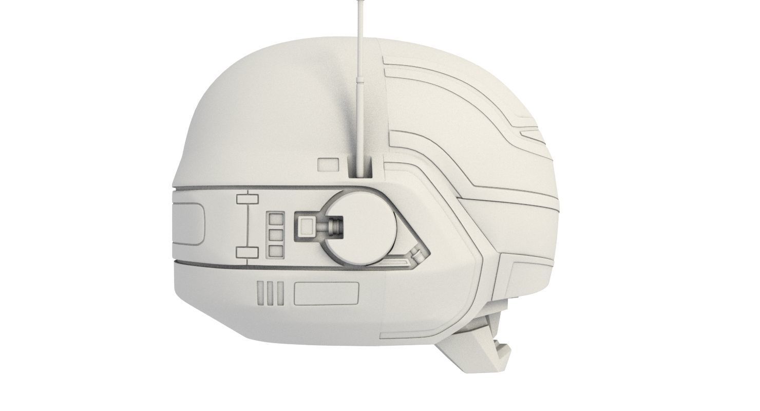 Jaspion Helmet for 3d printing 3D print model_15