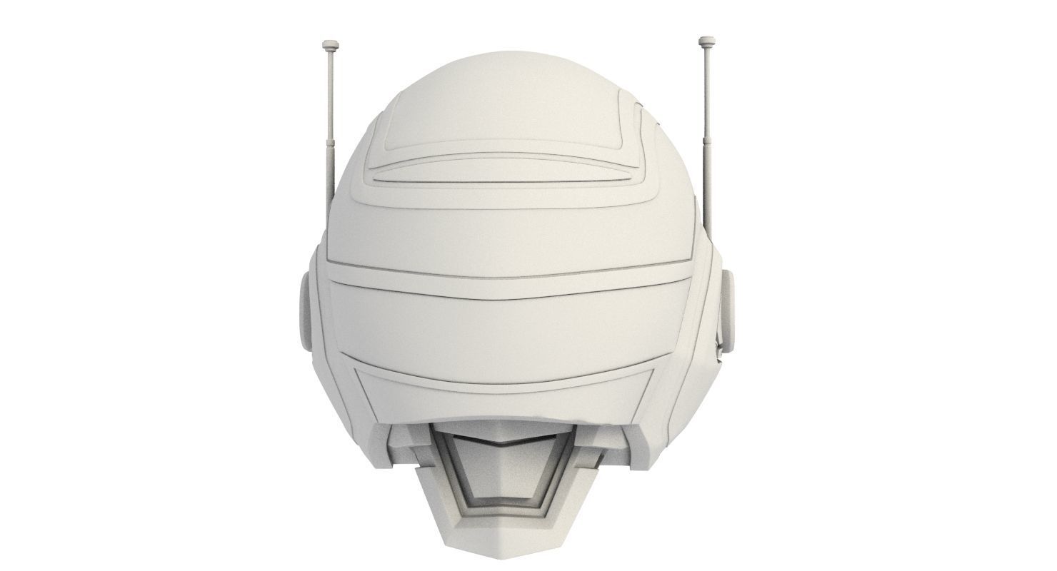 Jaspion Helmet for 3d printing 3D print model_28