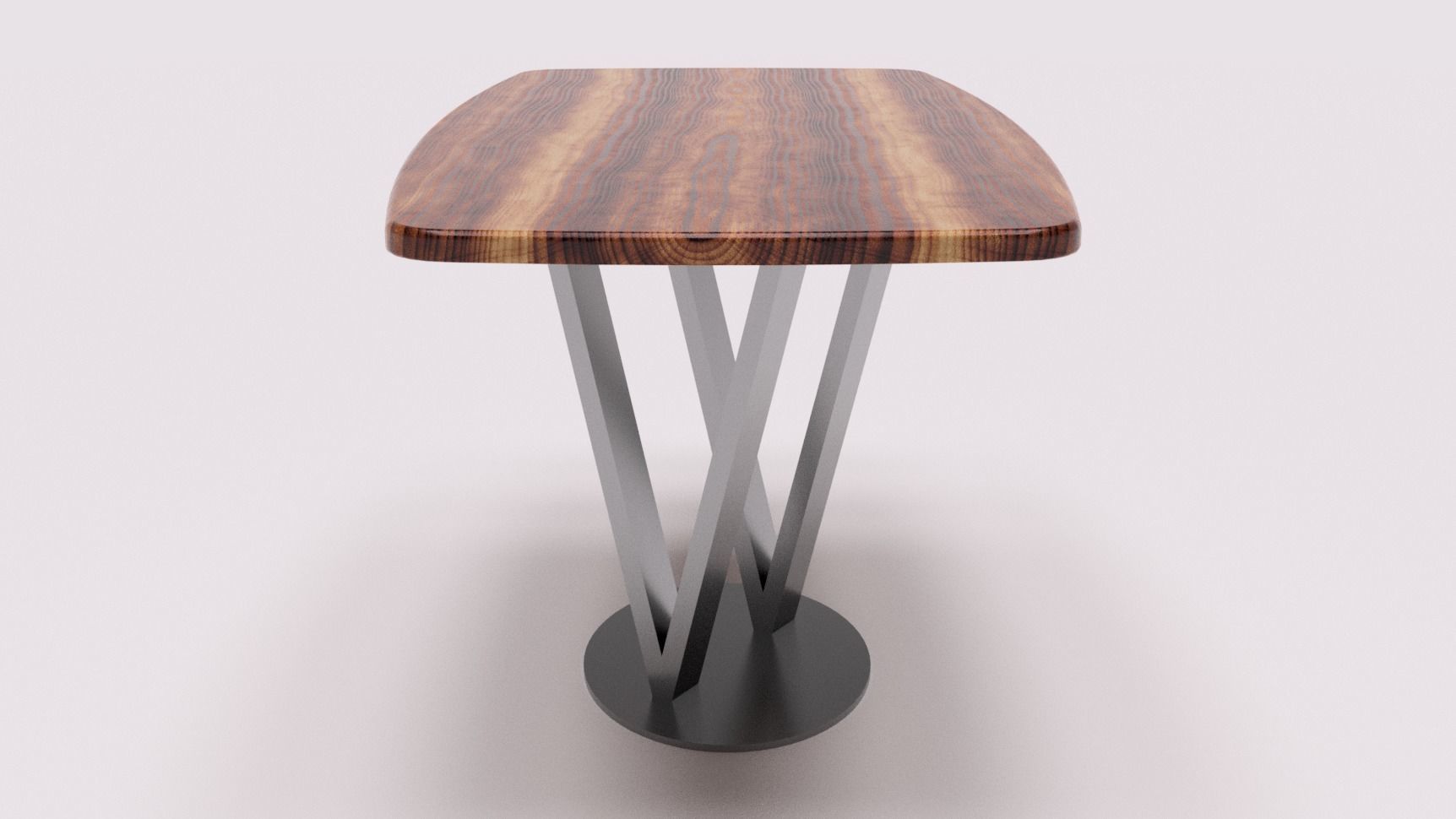 Designer Table Venice Low-poly 3D model_4