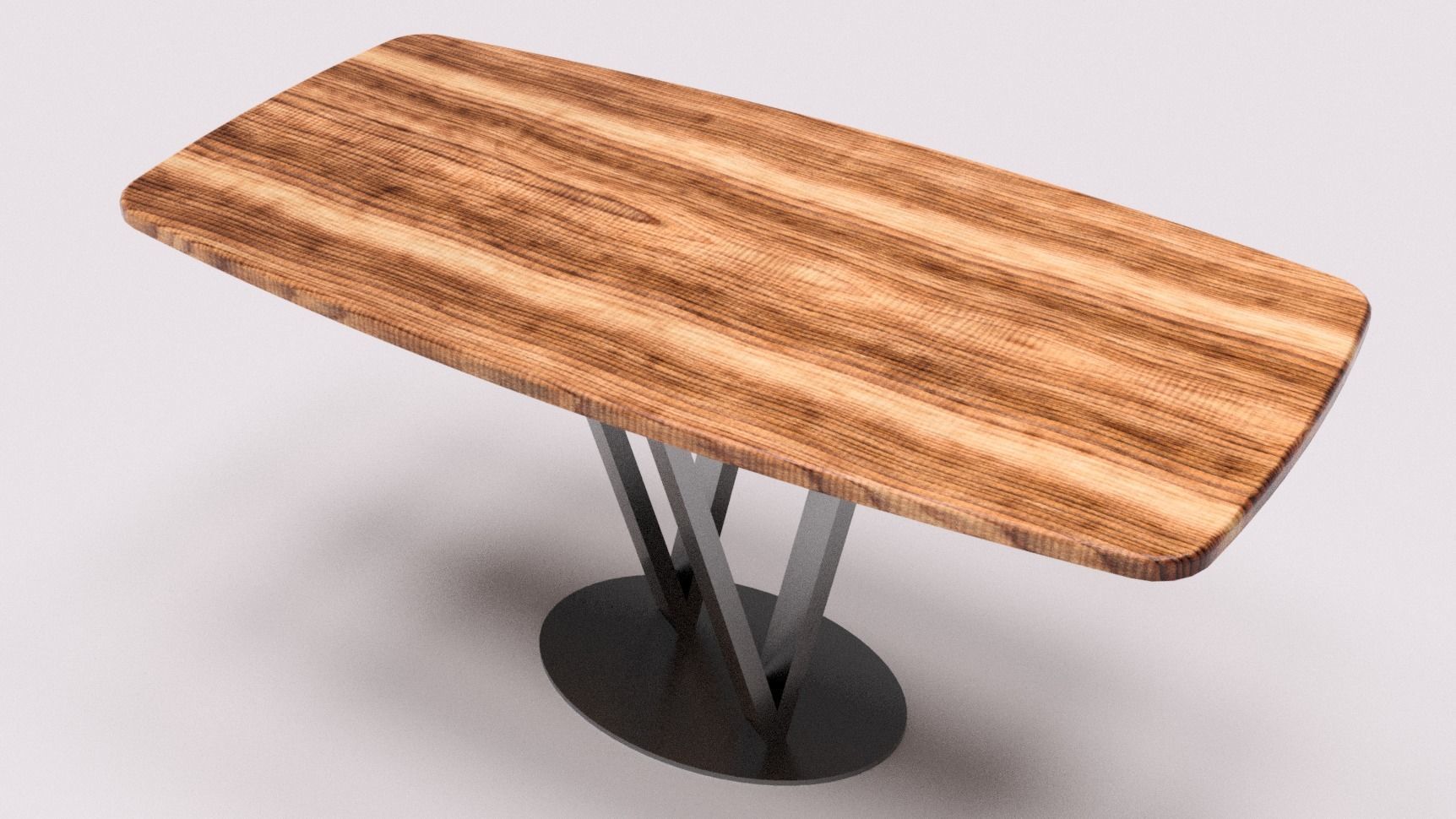 Designer Table Venice Low-poly 3D model_2