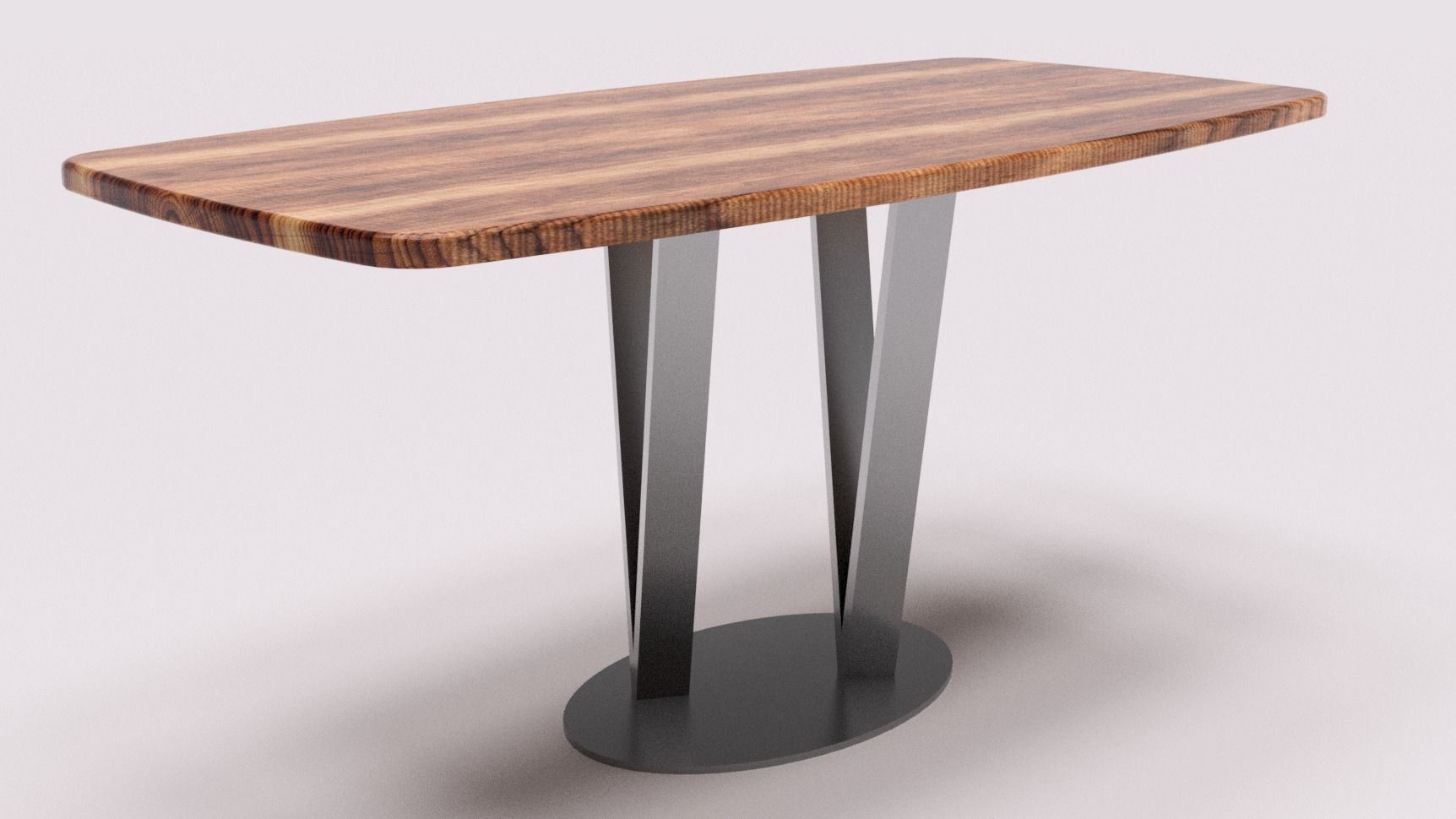 Designer Table Venice Low-poly 3D model_1