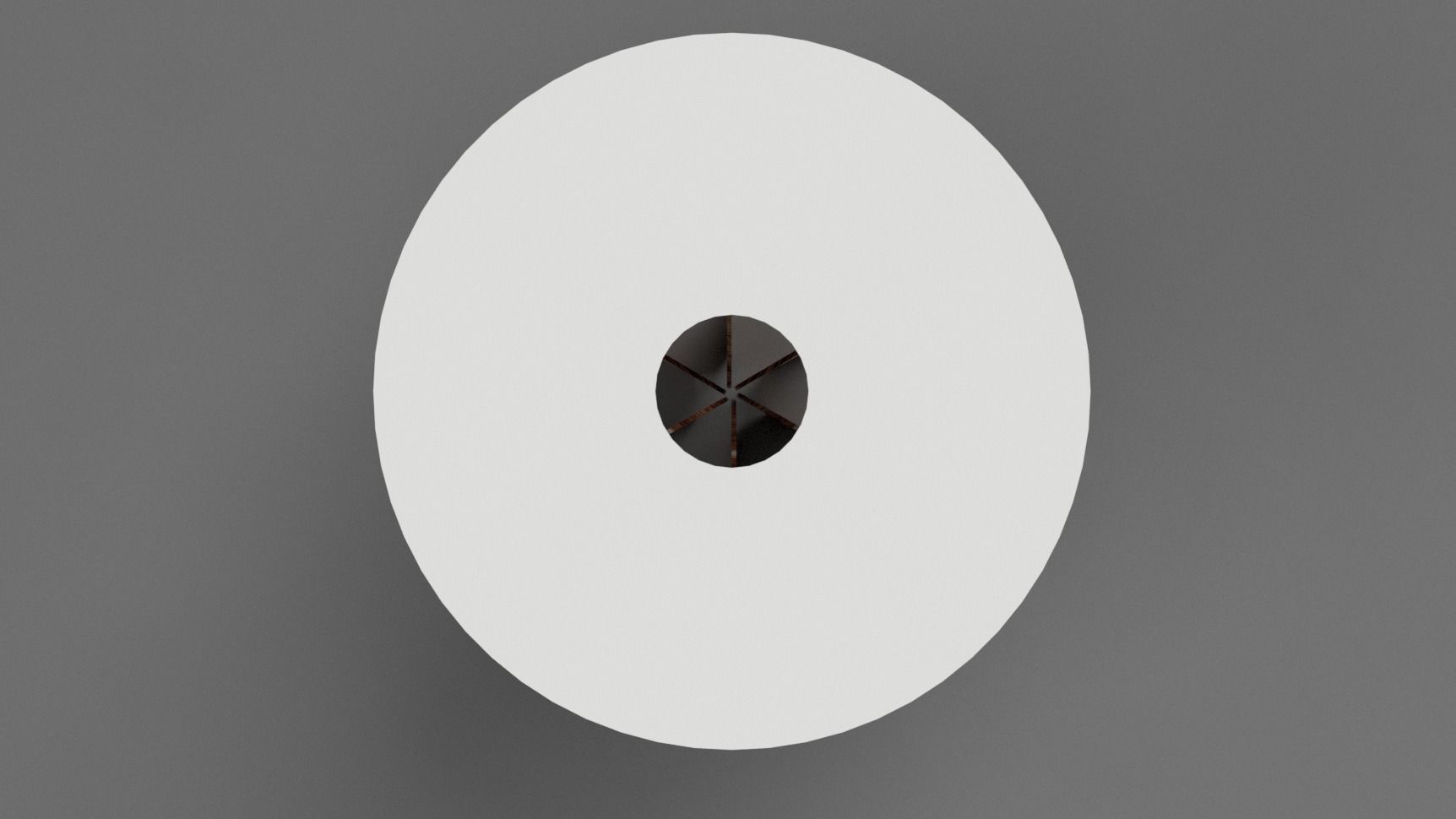 Designer Table  Rome Low-poly 3D model_3