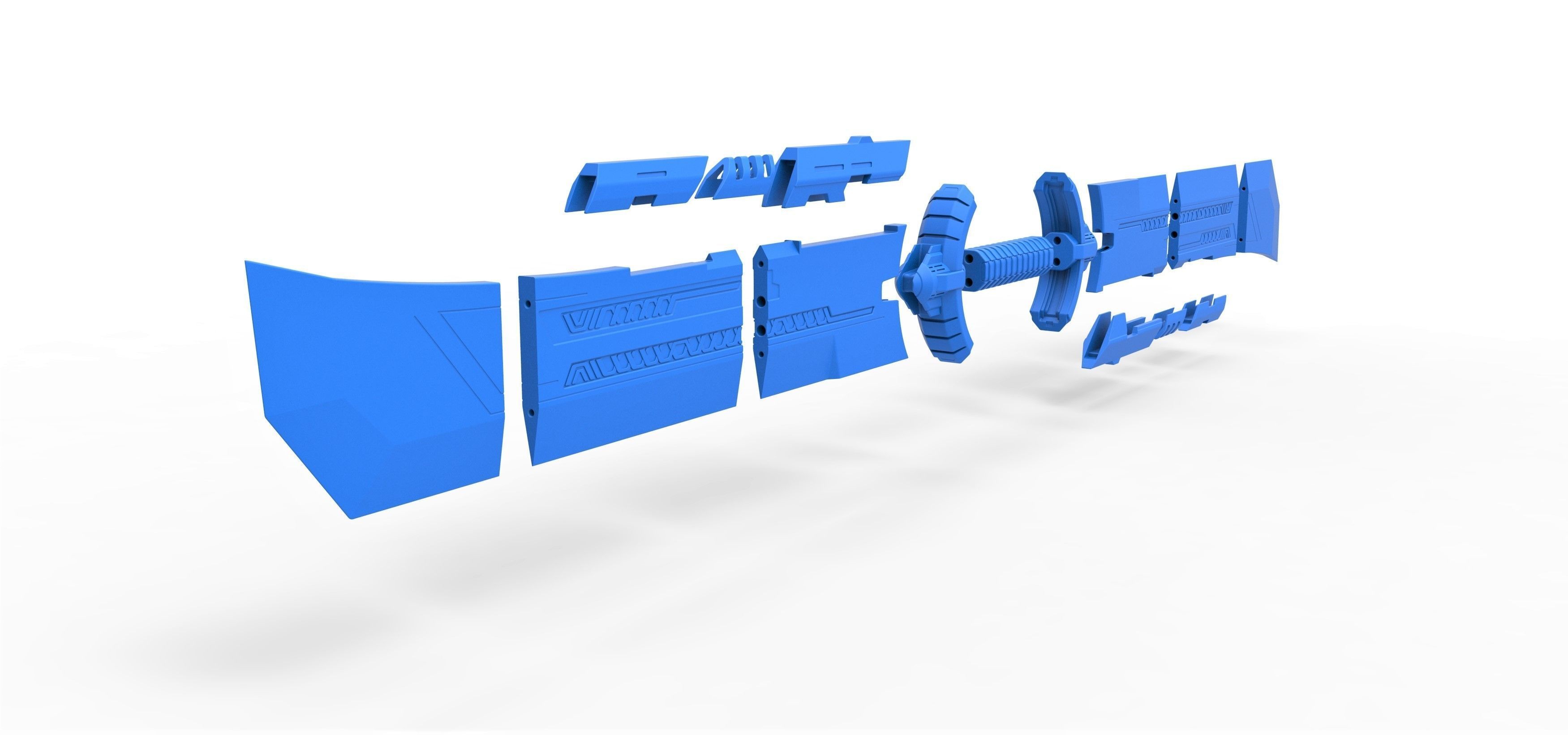 Sword of Thanos from the movie Avengers Endgame 2019 3D print model_28