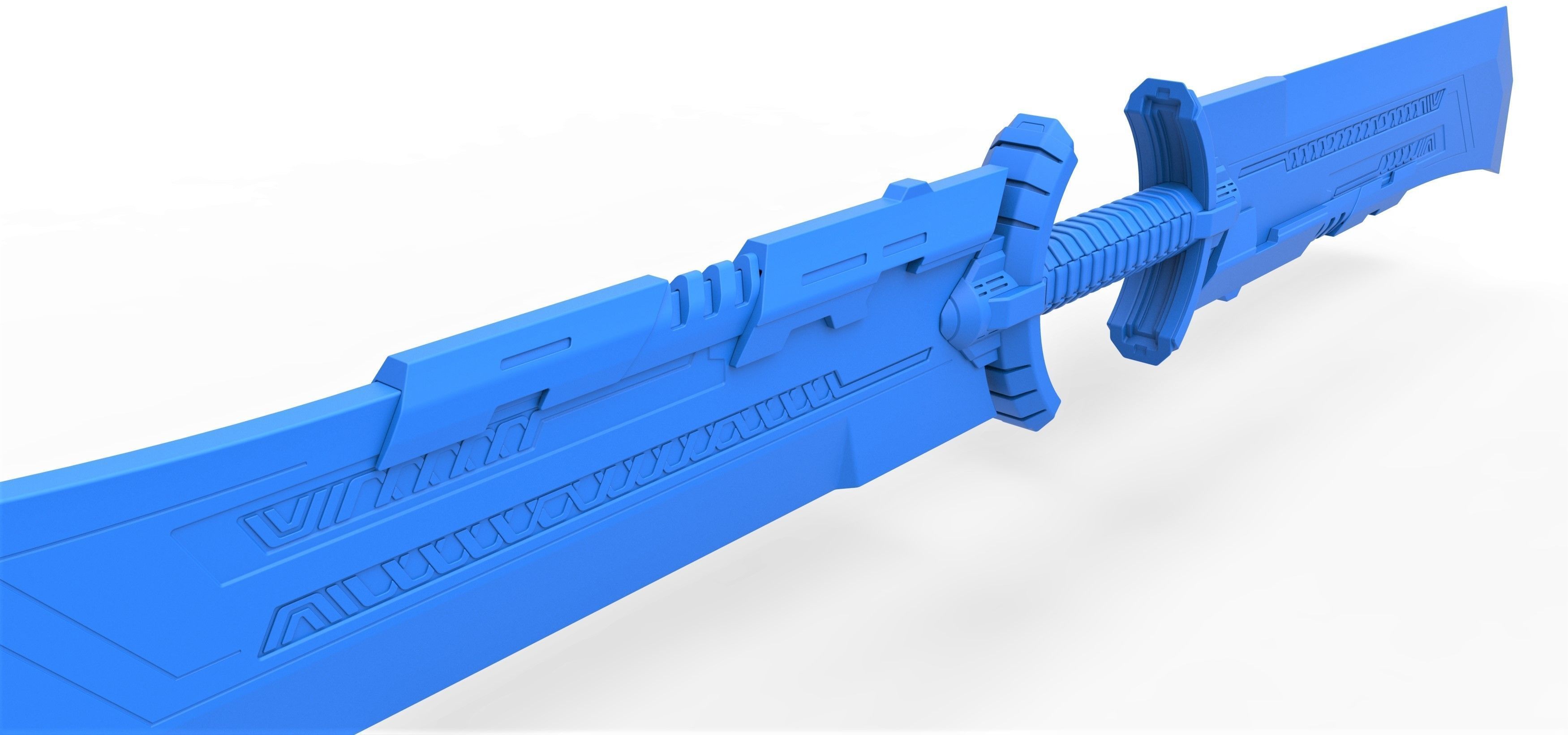 Sword of Thanos from the movie Avengers Endgame 2019 3D print model_24