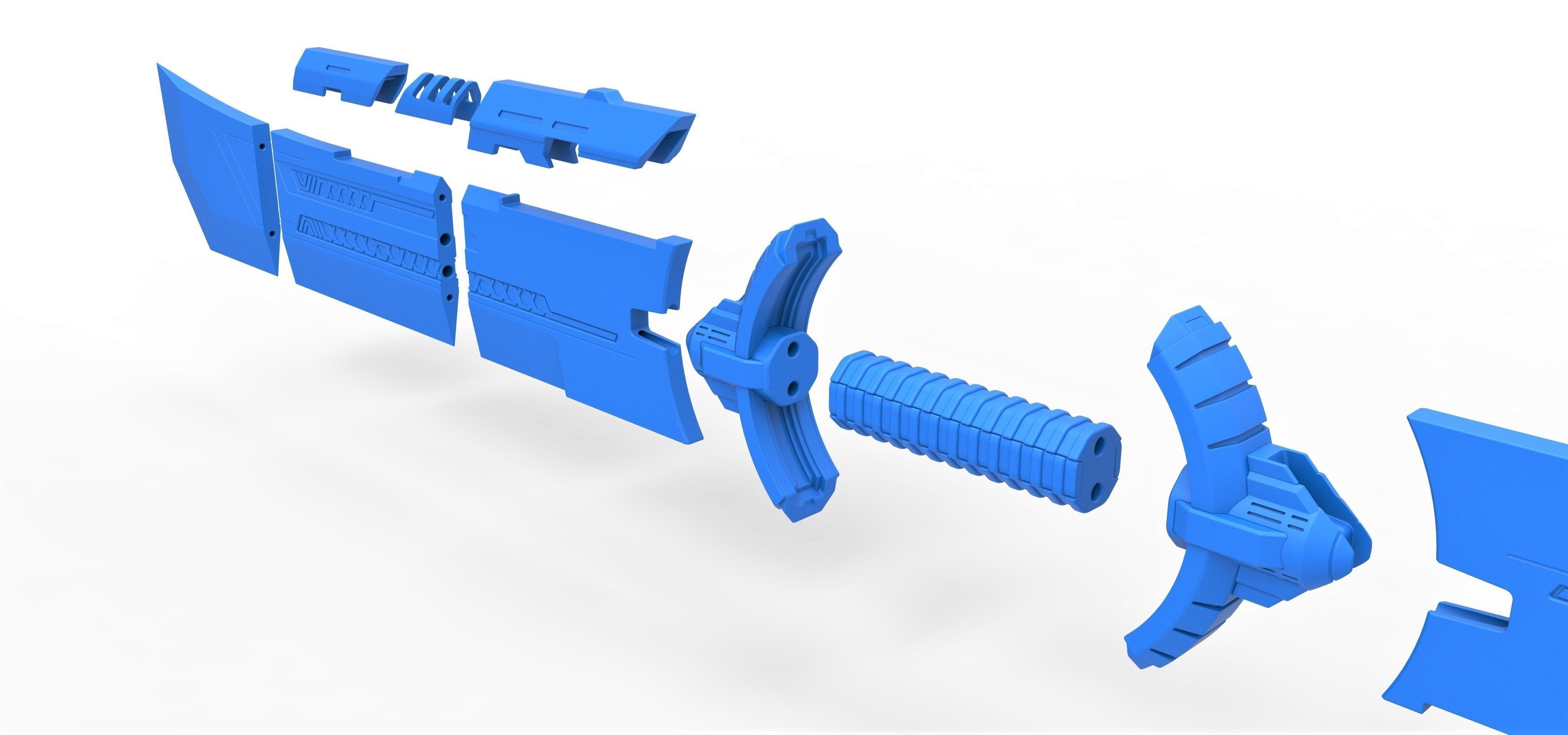 Sword of Thanos from the movie Avengers Endgame 2019 3D print model_31