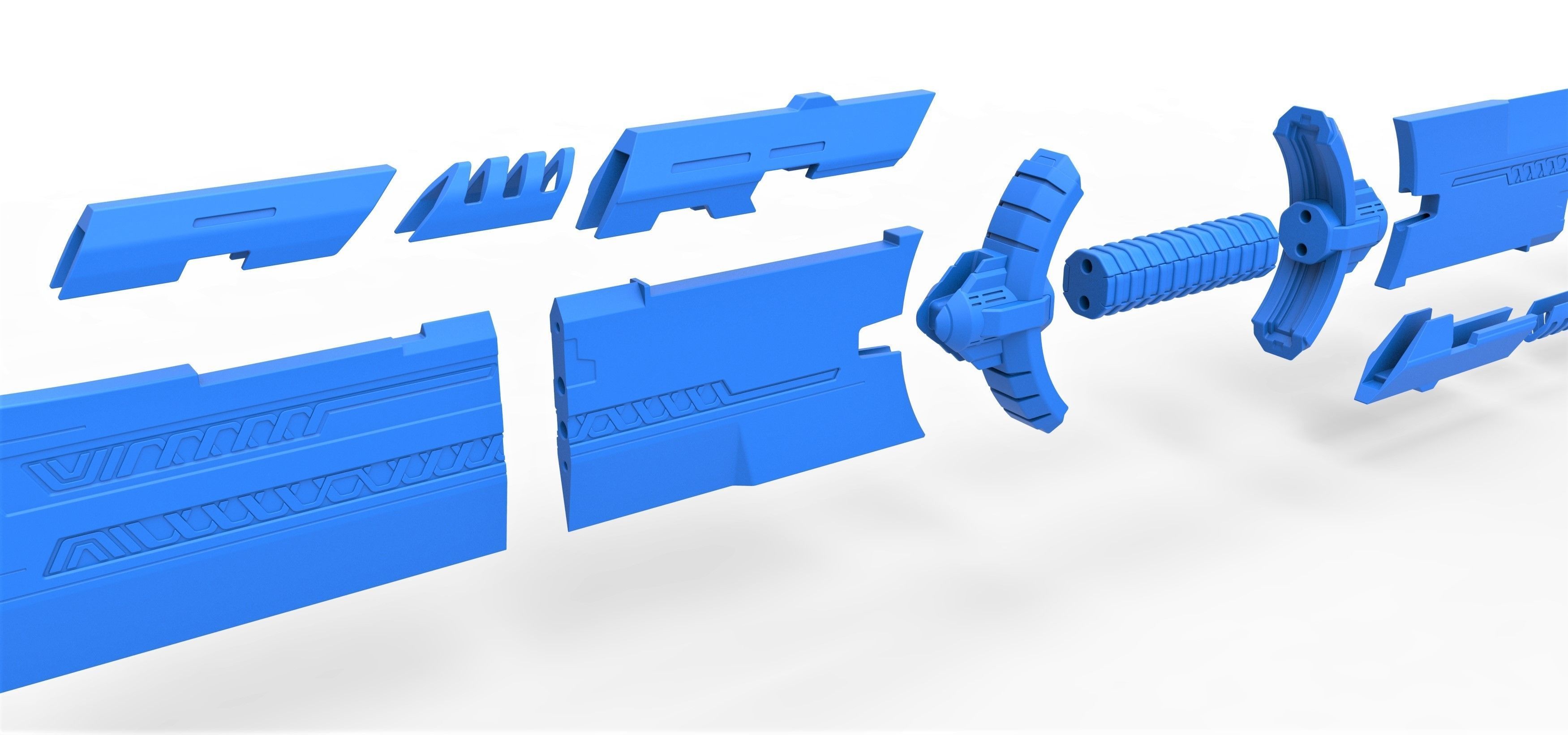 Sword of Thanos from the movie Avengers Endgame 2019 3D print model_30