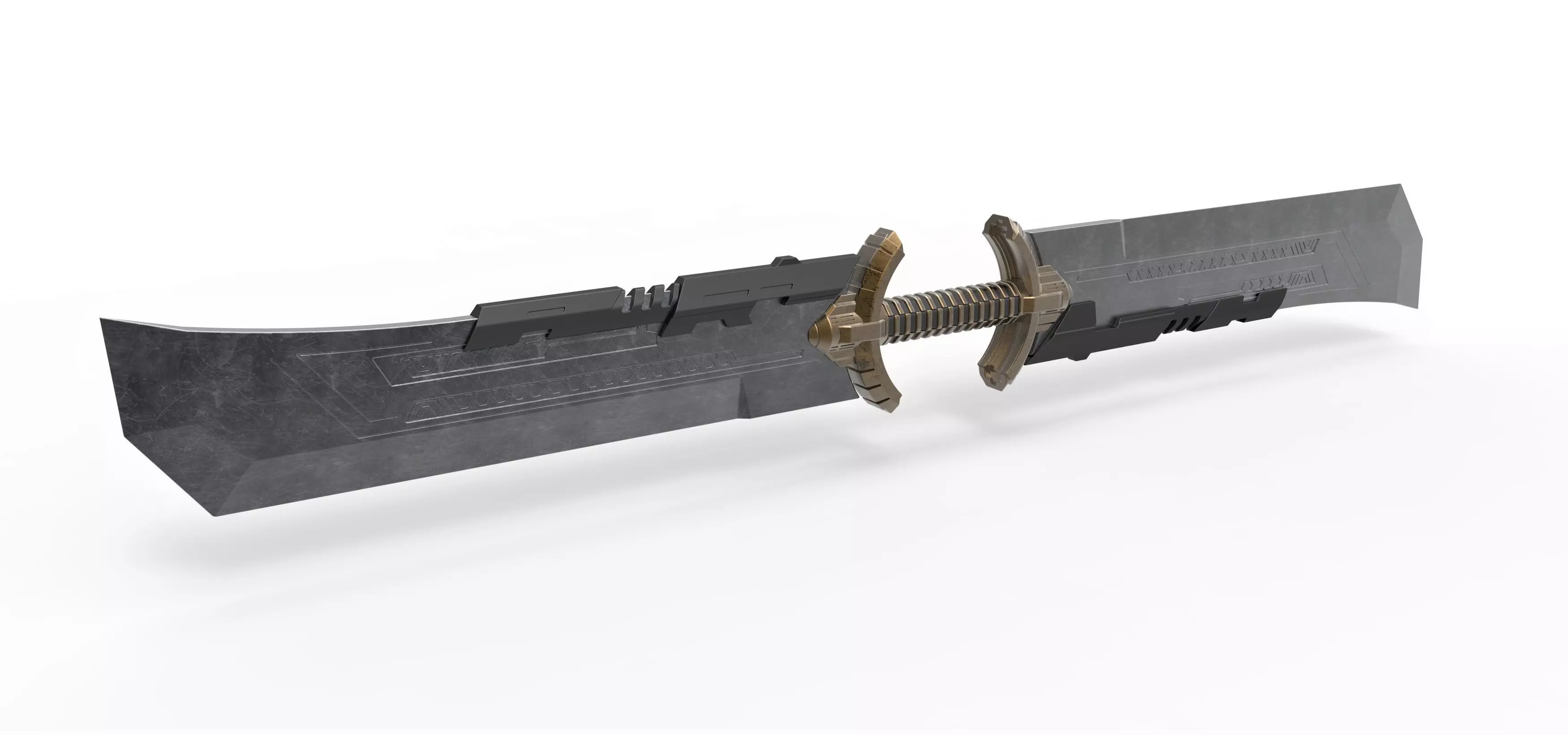 Sword of Thanos from the movie Avengers Endgame 2019 3D print model_0