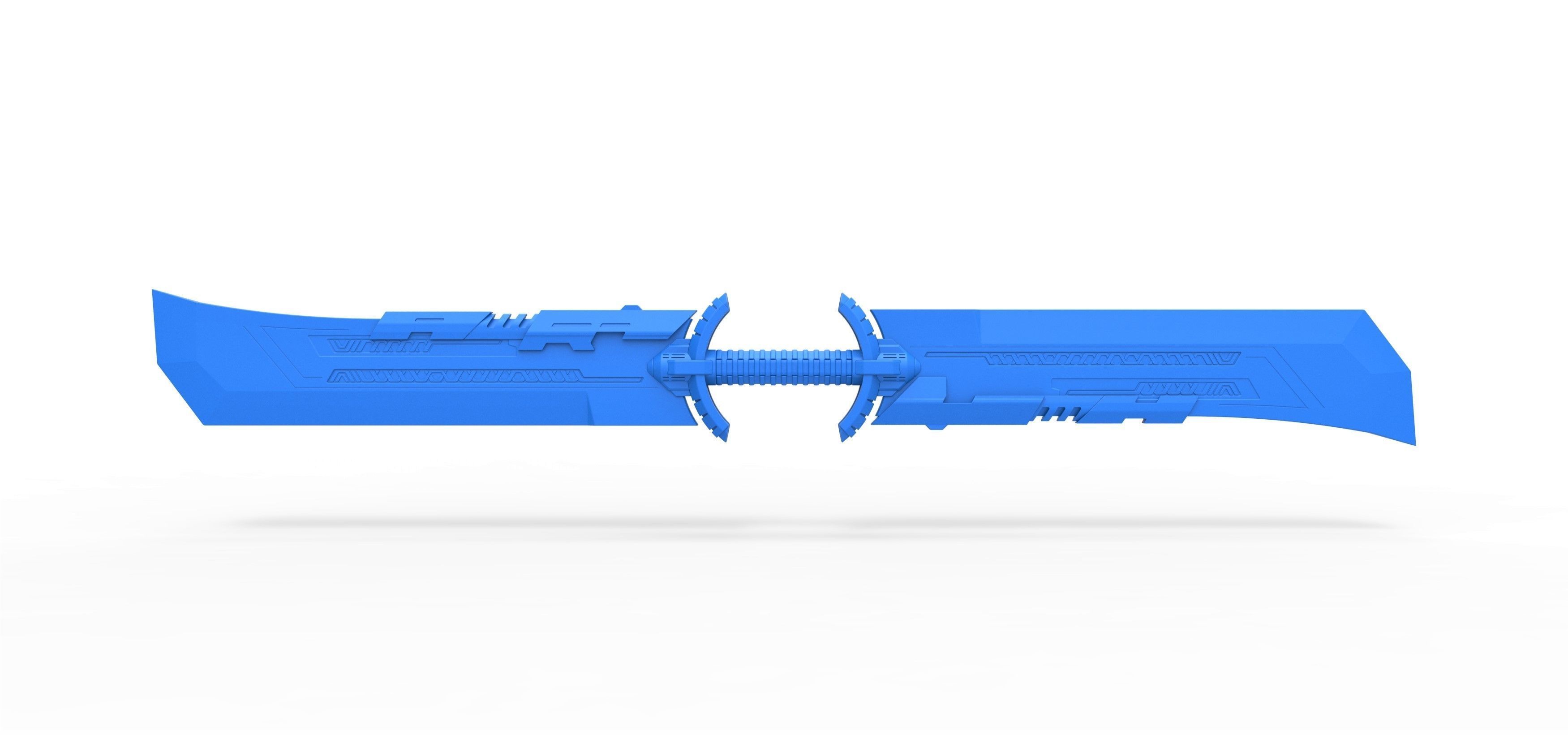 Sword of Thanos from the movie Avengers Endgame 2019 3D print model_19