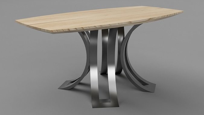 Designer Table Milano Low-poly 3D model