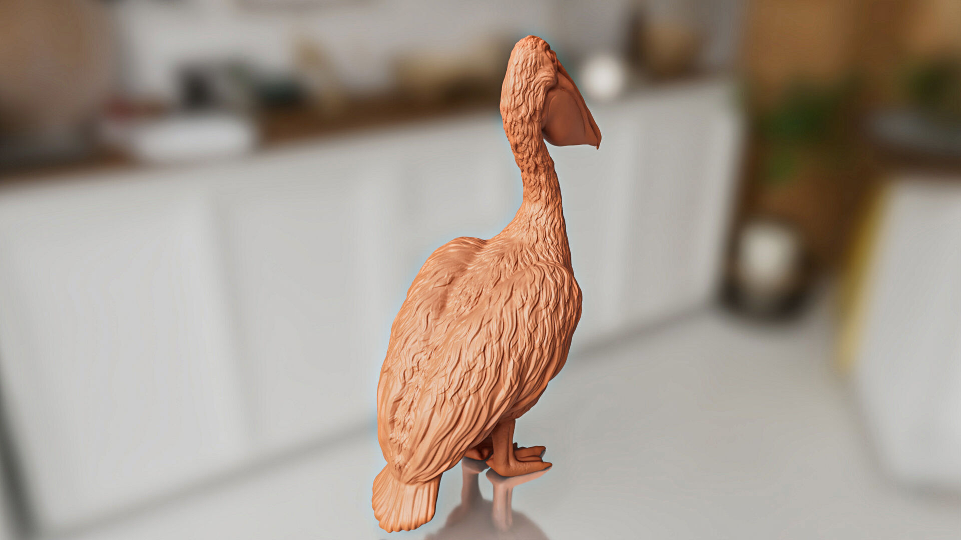 Realistic Pelican Bird 3D print model_4