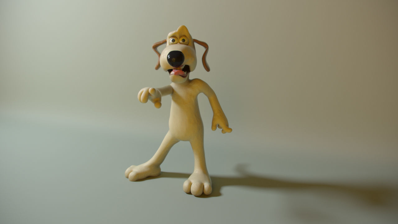Clay 3d Character Gromit 3D model_2