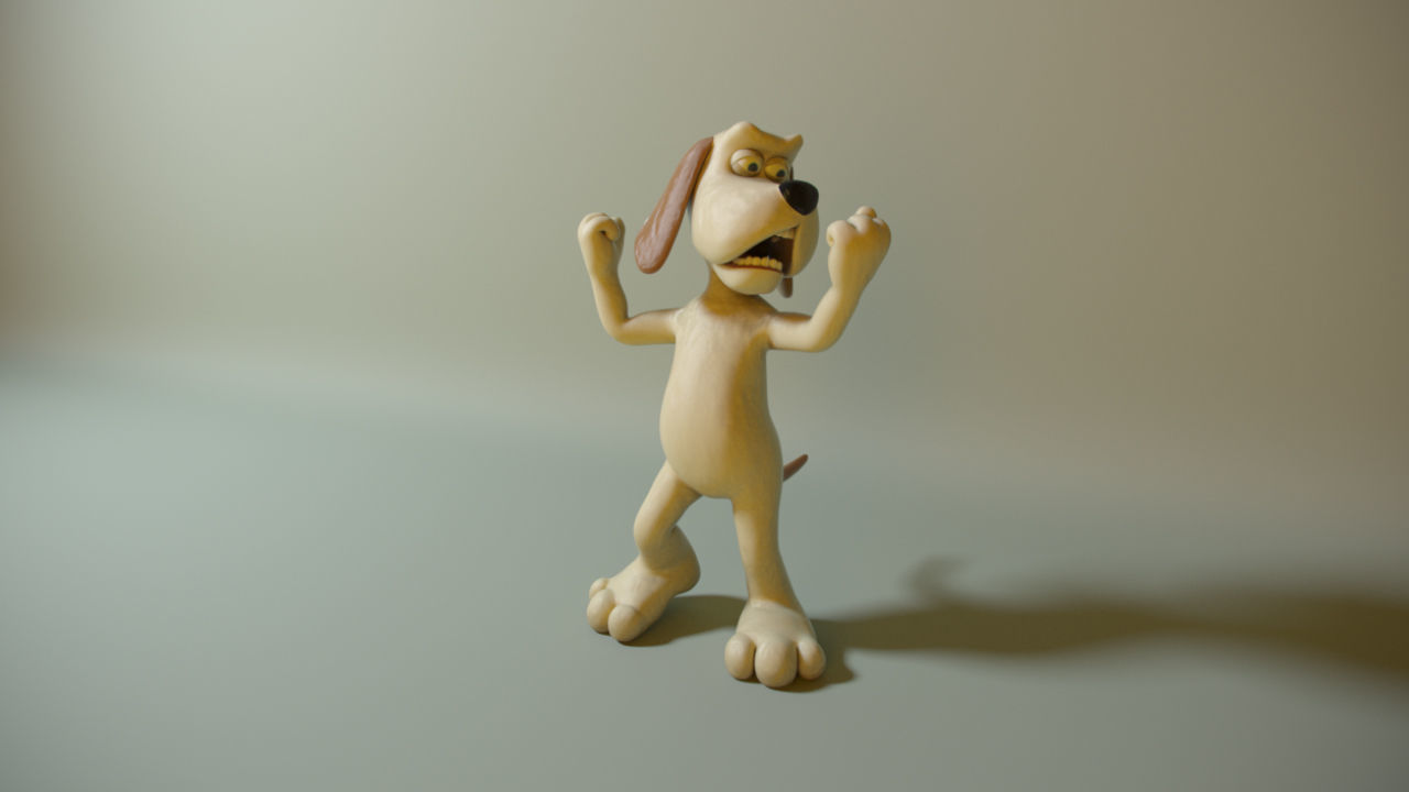 Clay 3d Character Gromit 3D model_6