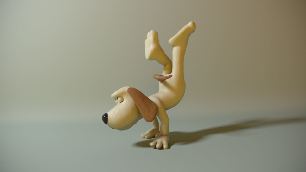 Clay 3d Character Gromit 3D model_5