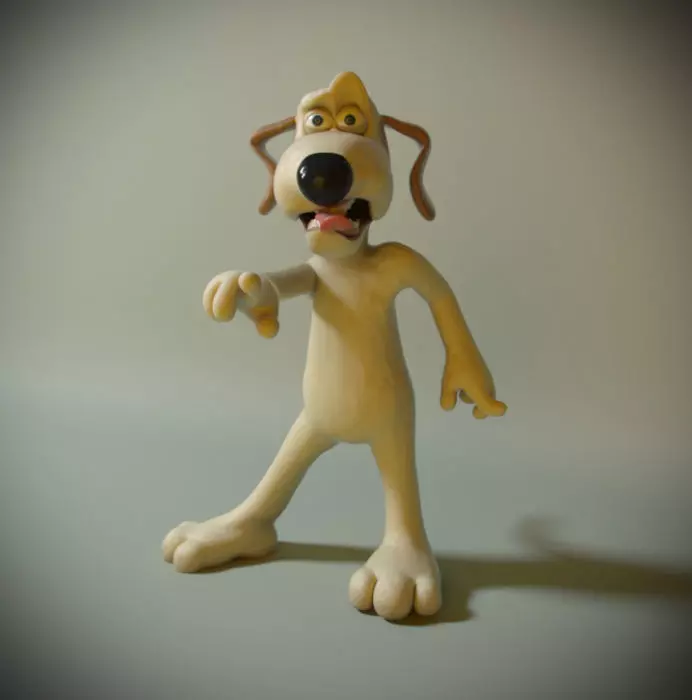 Clay 3d Character Gromit 3D model_0