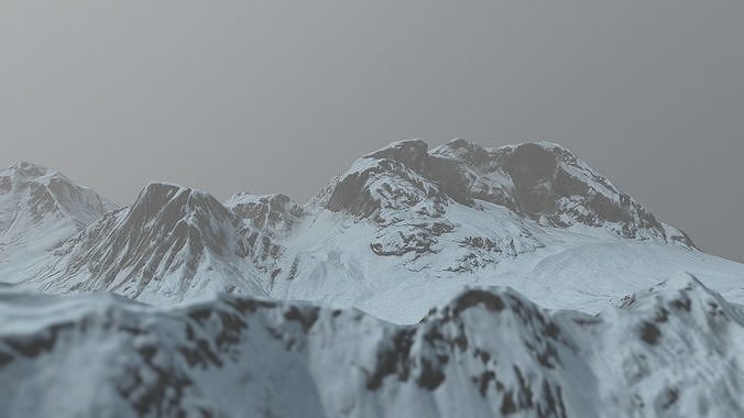 Land of the Ice and Snow Low-poly 3D model