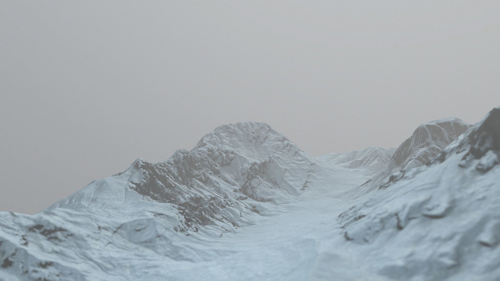 Land of the Ice and Snow Low-poly 3D model_3