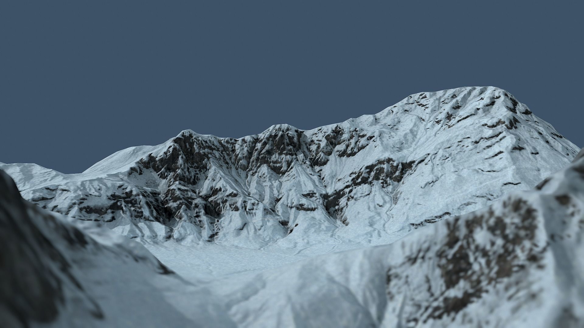 Land of the Ice and Snow Low-poly 3D model_8