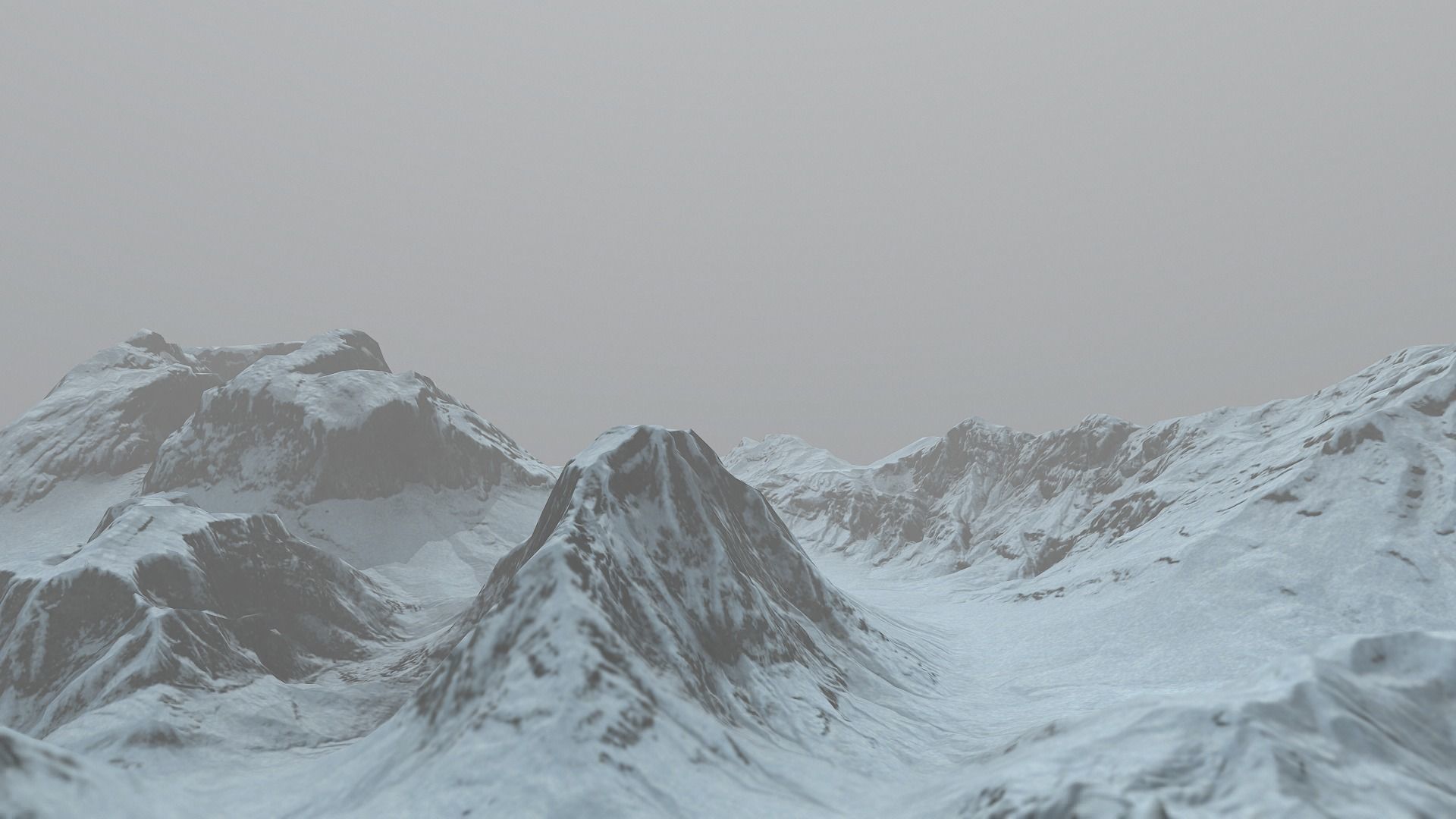Land of the Ice and Snow Low-poly 3D model_4