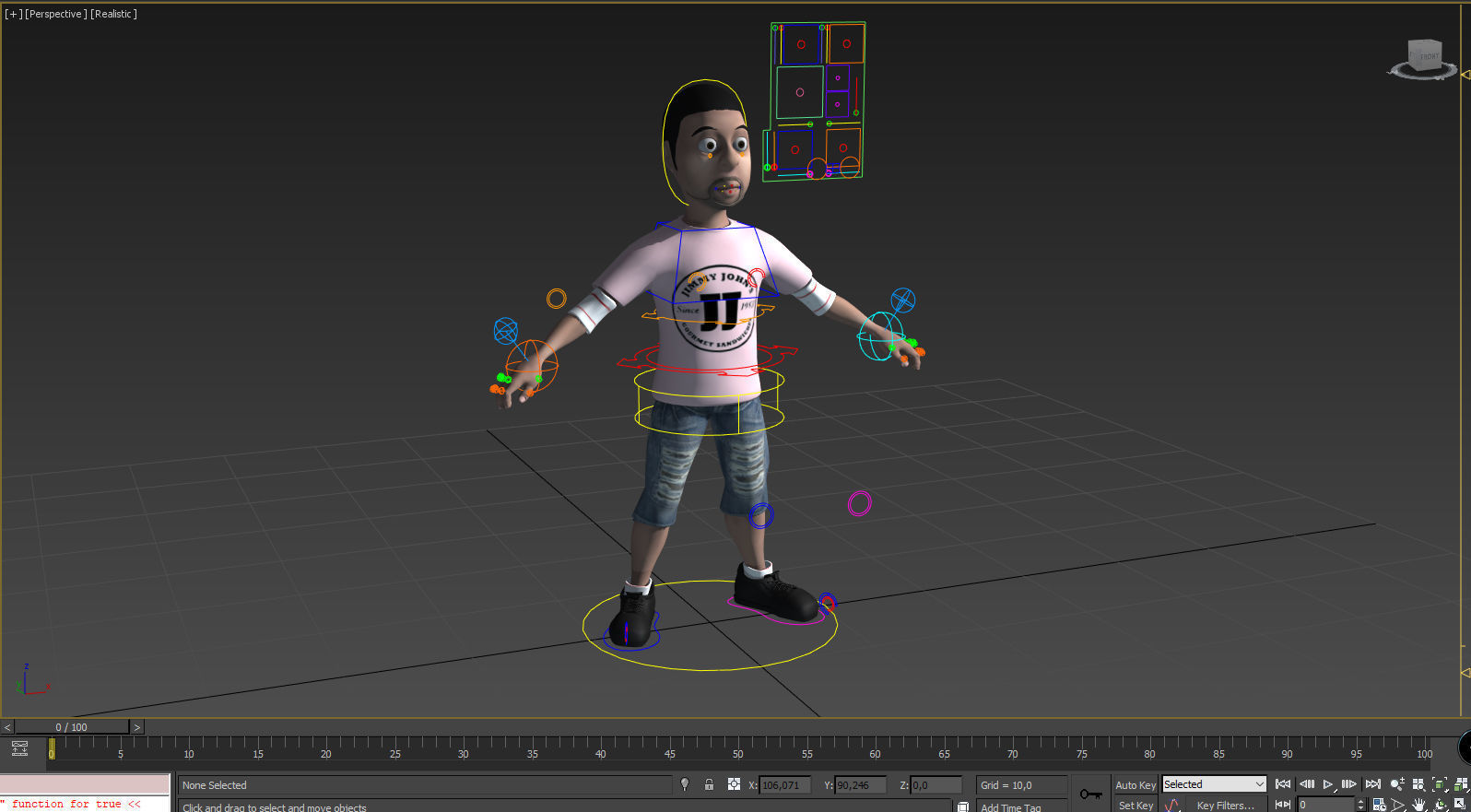 12 Cartoon Characters- Rigged 3D model_32