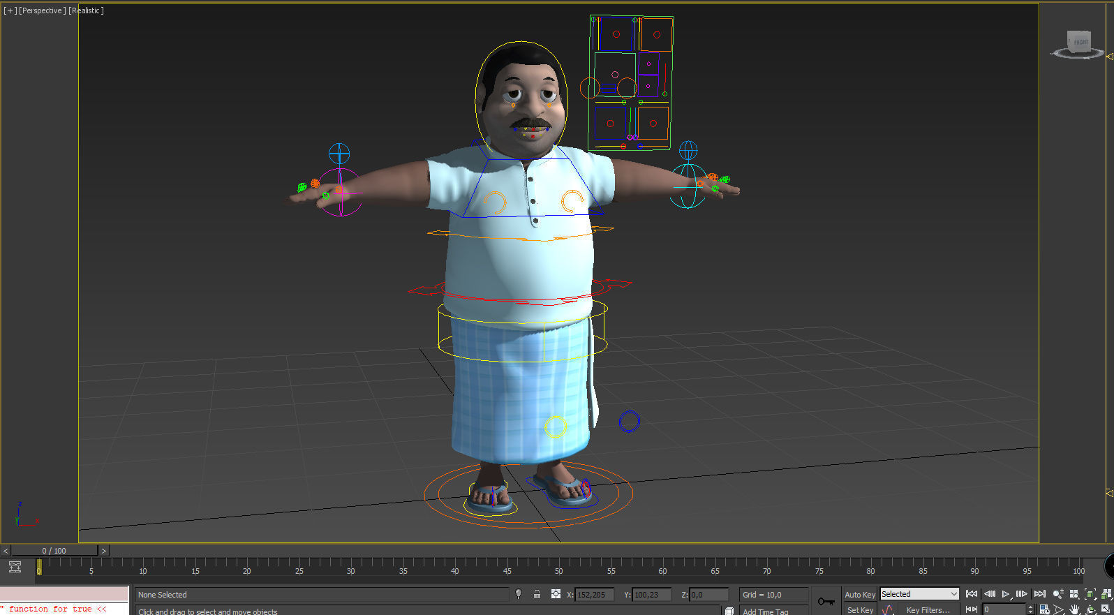 12 Cartoon Characters- Rigged 3D model_15