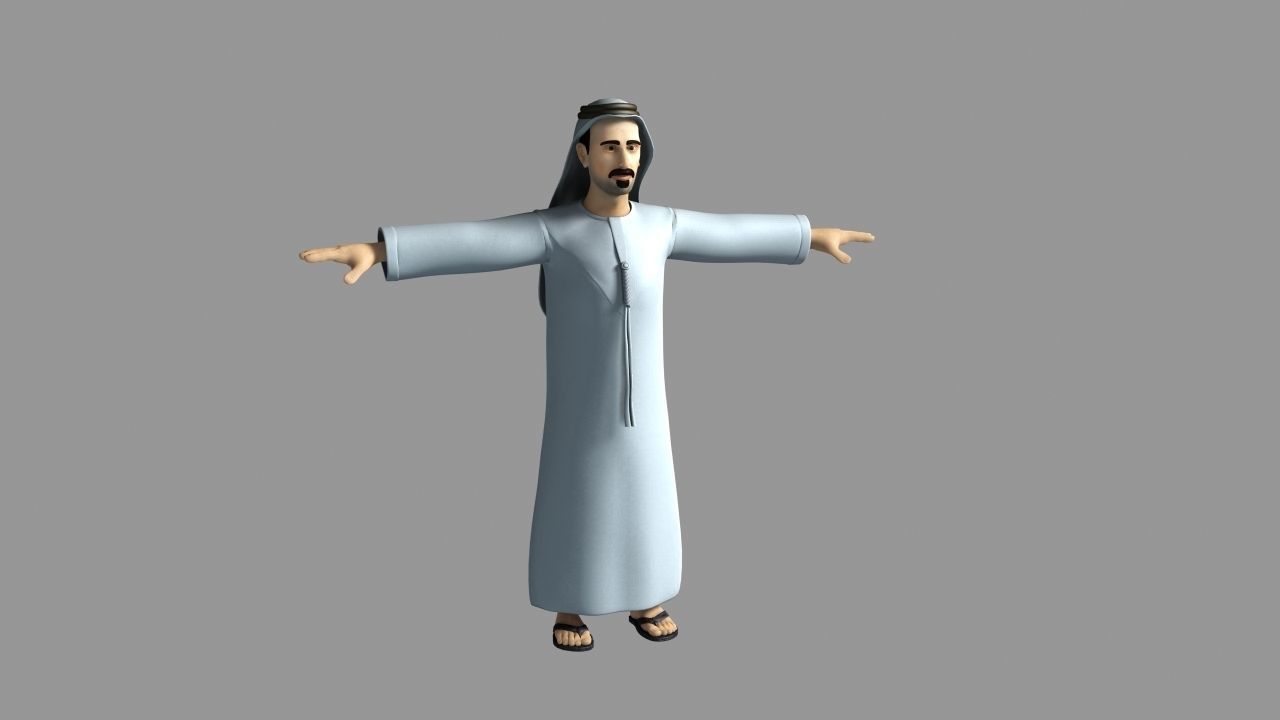 12 Cartoon Characters- Rigged 3D model_8