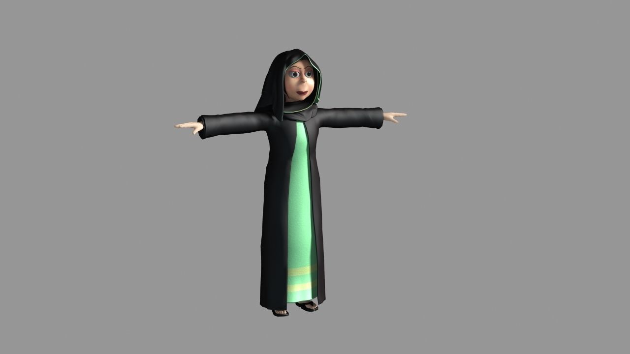 12 Cartoon Characters- Rigged 3D model_9