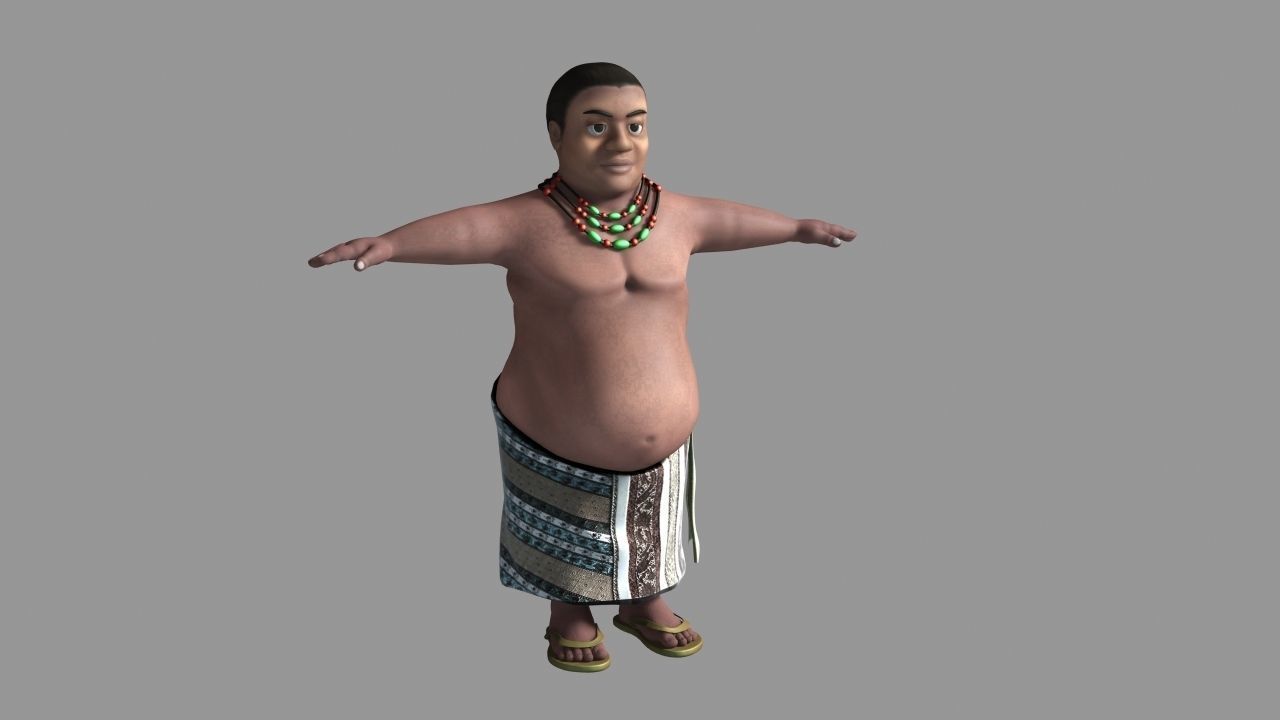 12 Cartoon Characters- Rigged 3D model_4