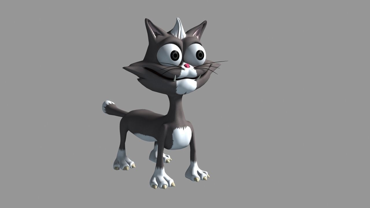 12 Cartoon Characters- Rigged 3D model_3