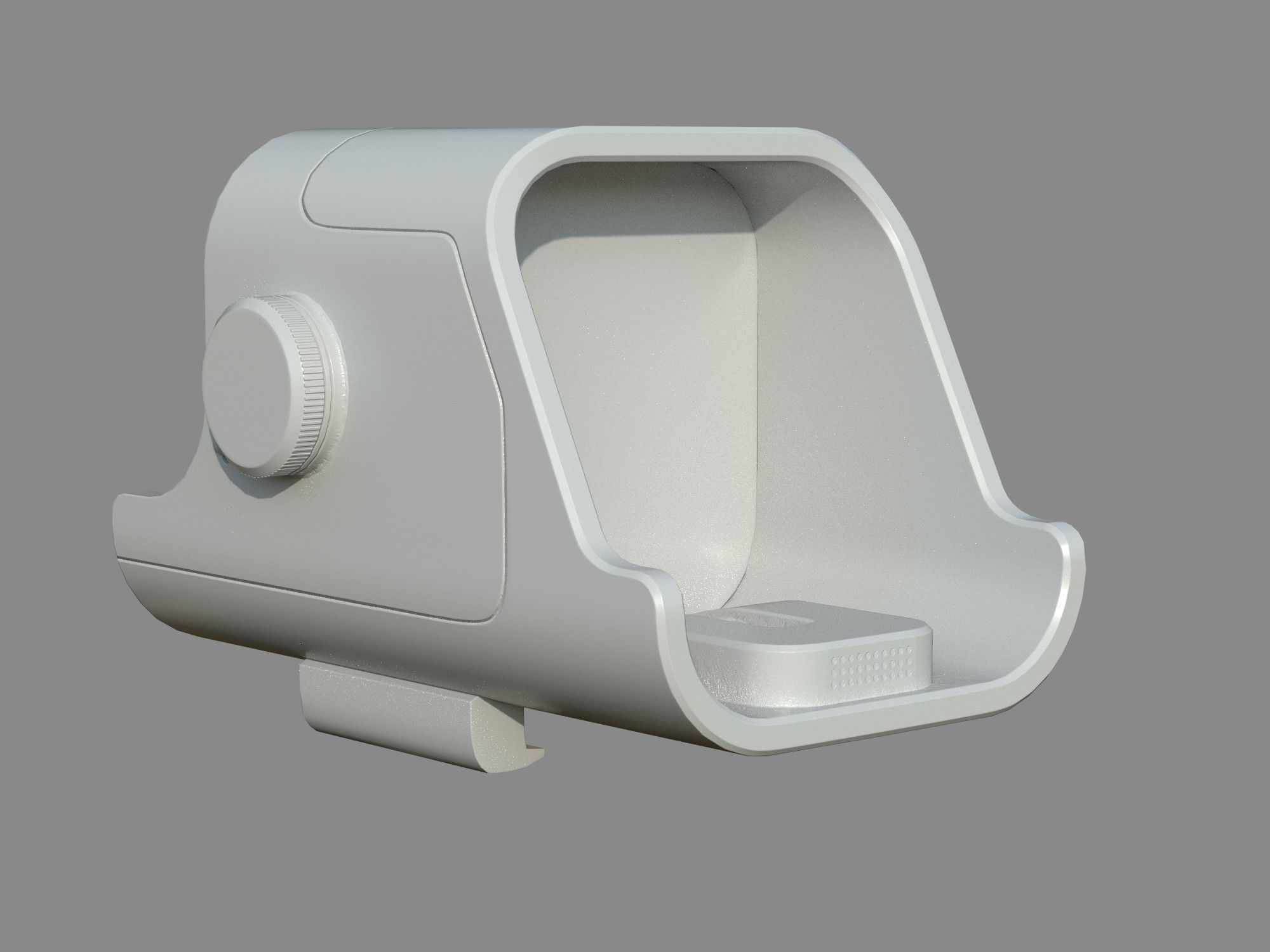 Weapon - Scope - 02 - Holographic Low-poly 3D model_11