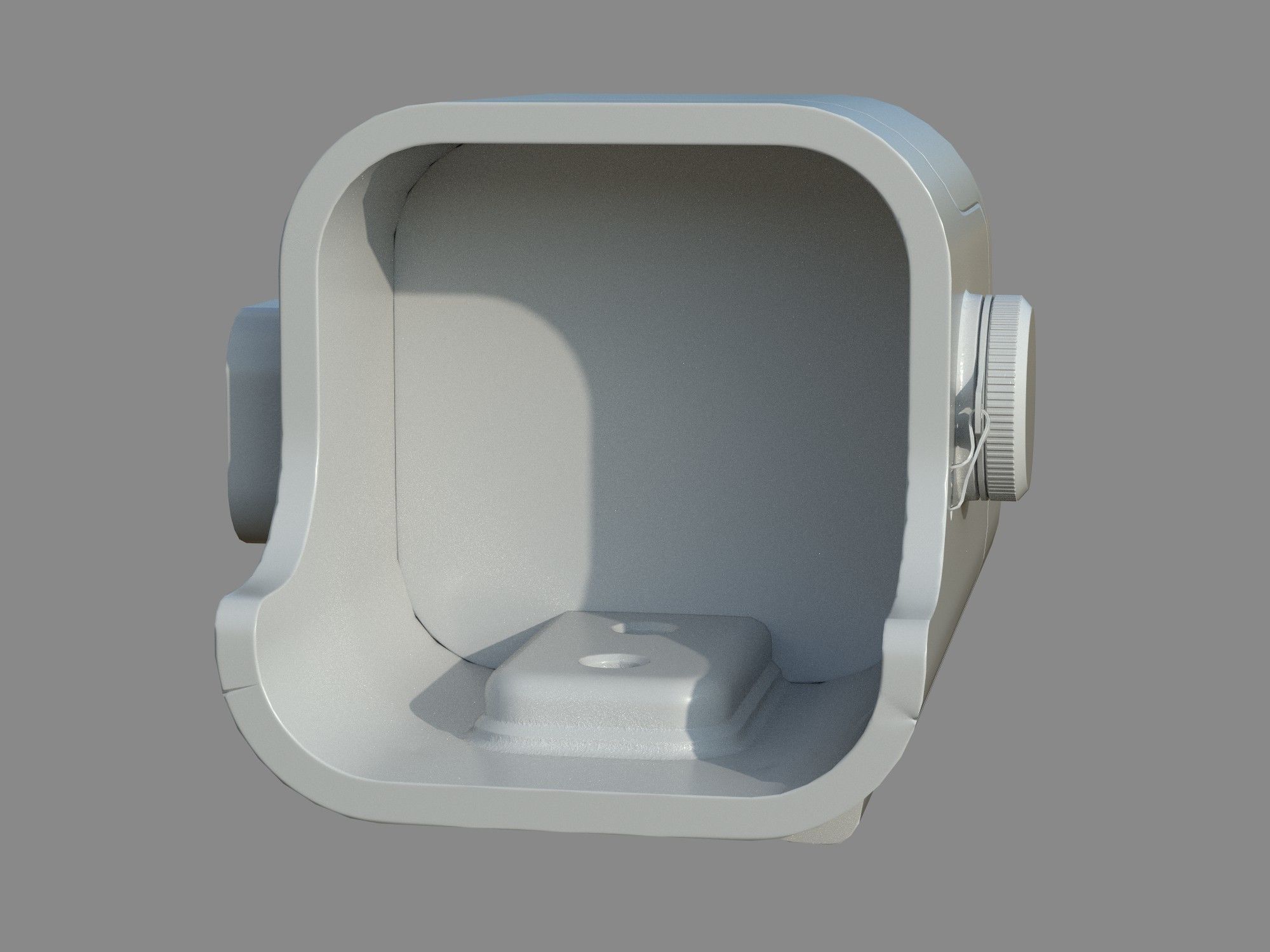 Weapon - Scope - 02 - Holographic Low-poly 3D model_8