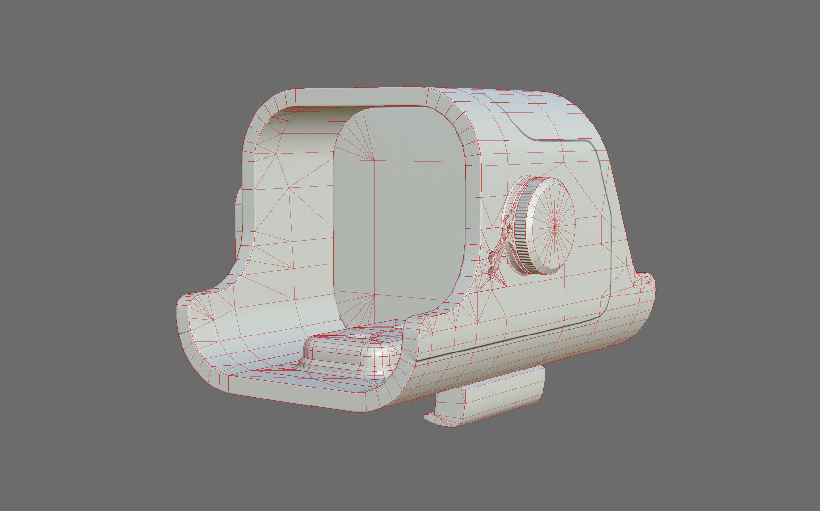 Weapon - Scope - 02 - Holographic Low-poly 3D model_23