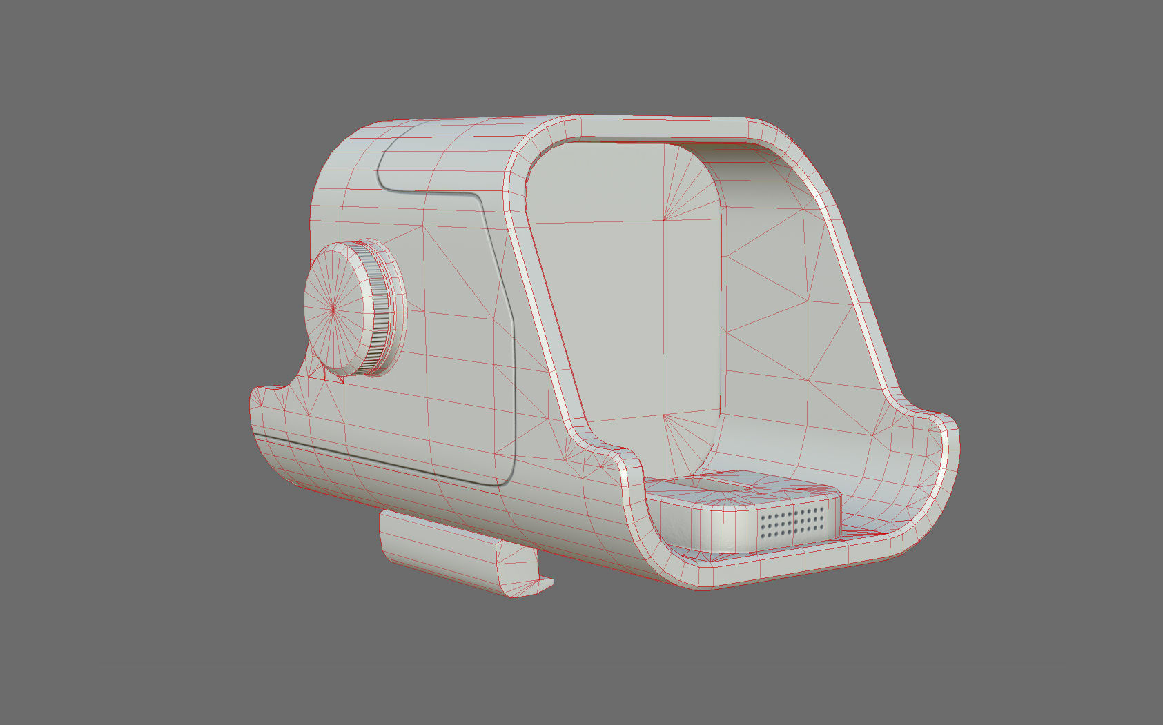 Weapon - Scope - 02 - Holographic Low-poly 3D model_25