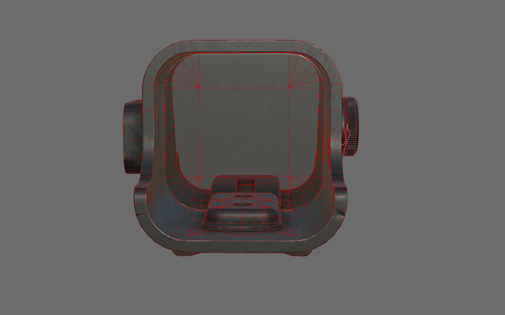 Weapon - Scope - 02 - Holographic Low-poly 3D model_14