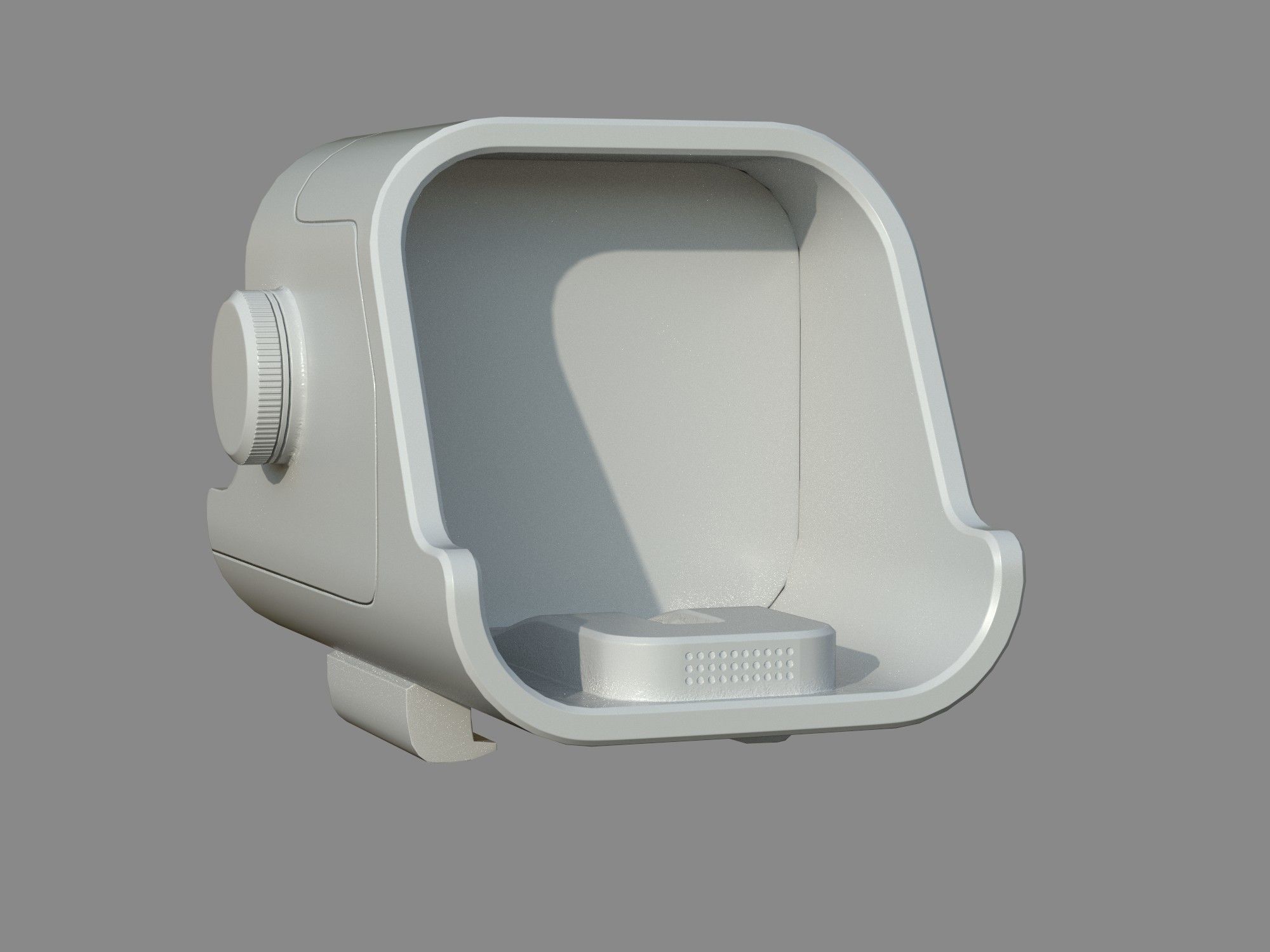 Weapon - Scope - 02 - Holographic Low-poly 3D model_12