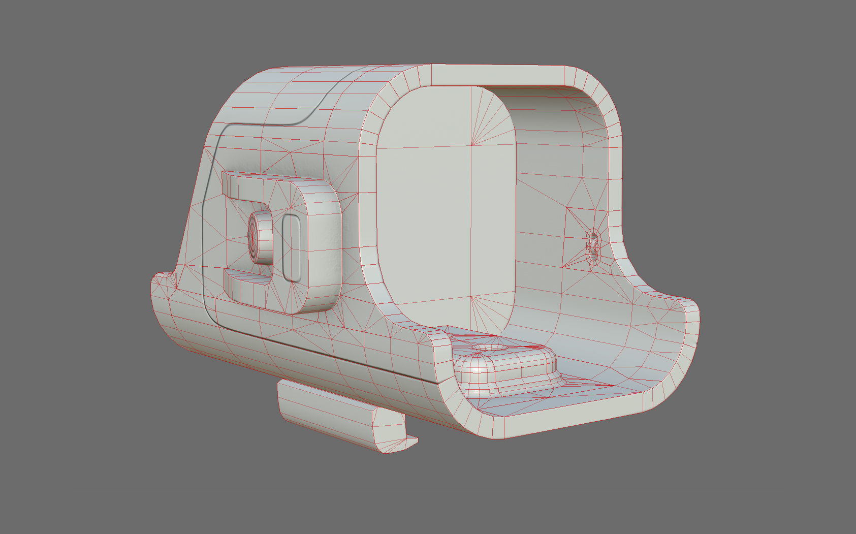 Weapon - Scope - 02 - Holographic Low-poly 3D model_28