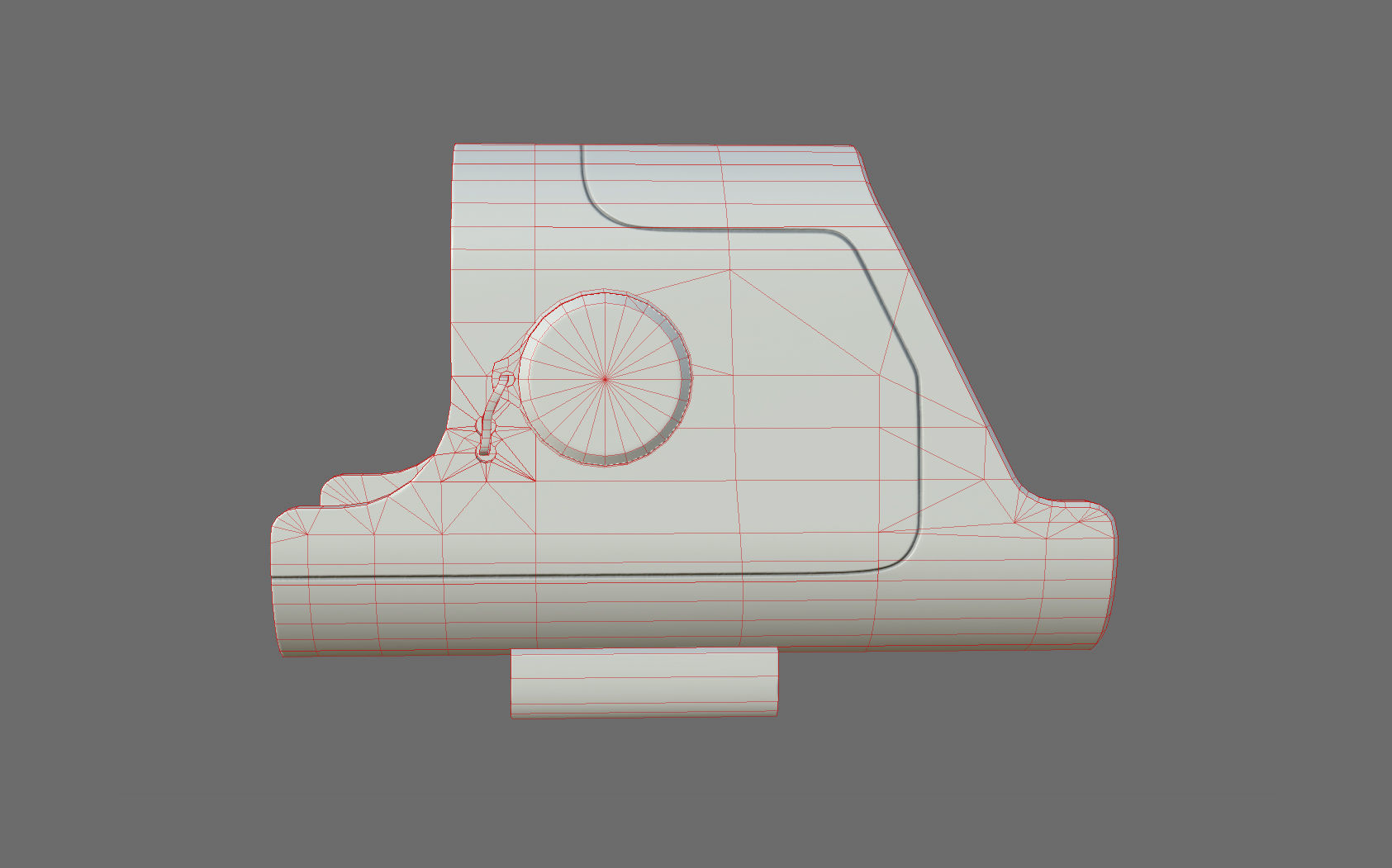 Weapon - Scope - 02 - Holographic Low-poly 3D model_24