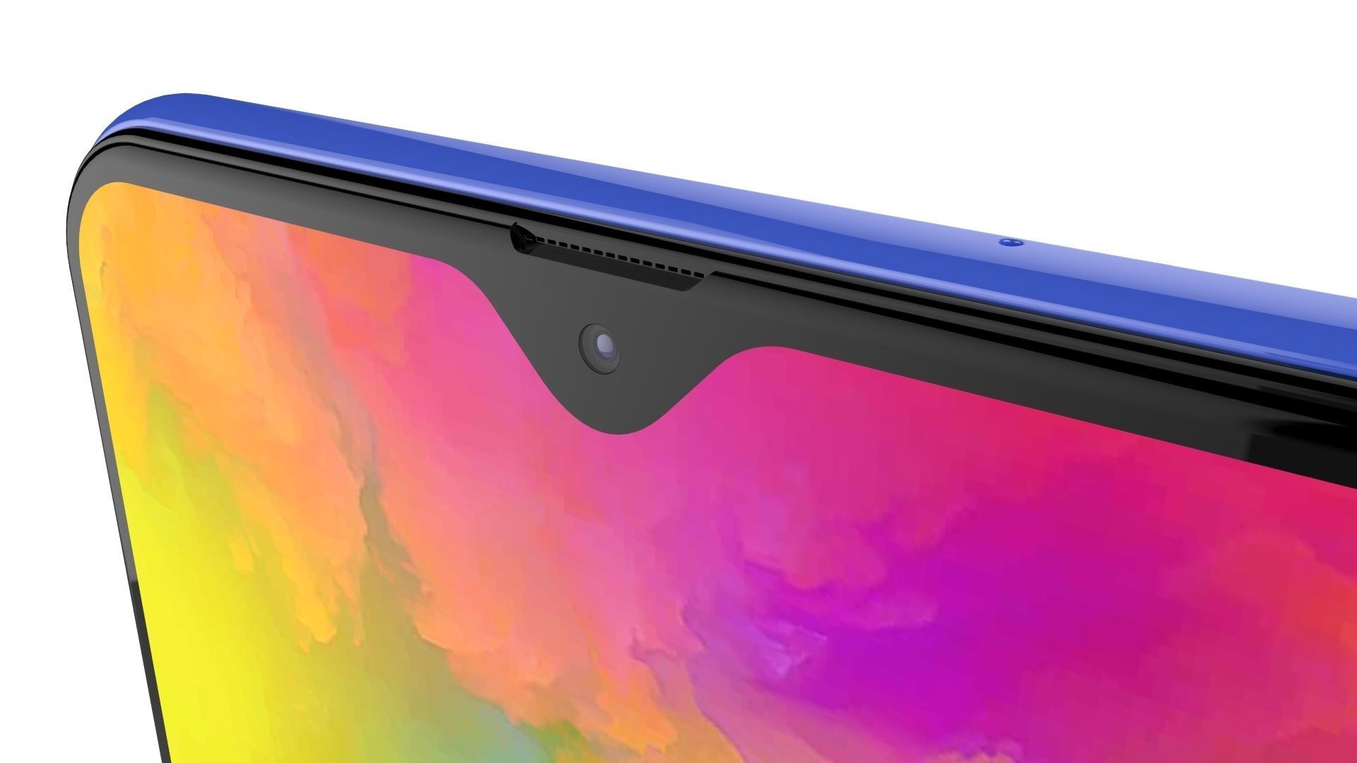 Samsung Galaxy M20 Blue 3D model_15