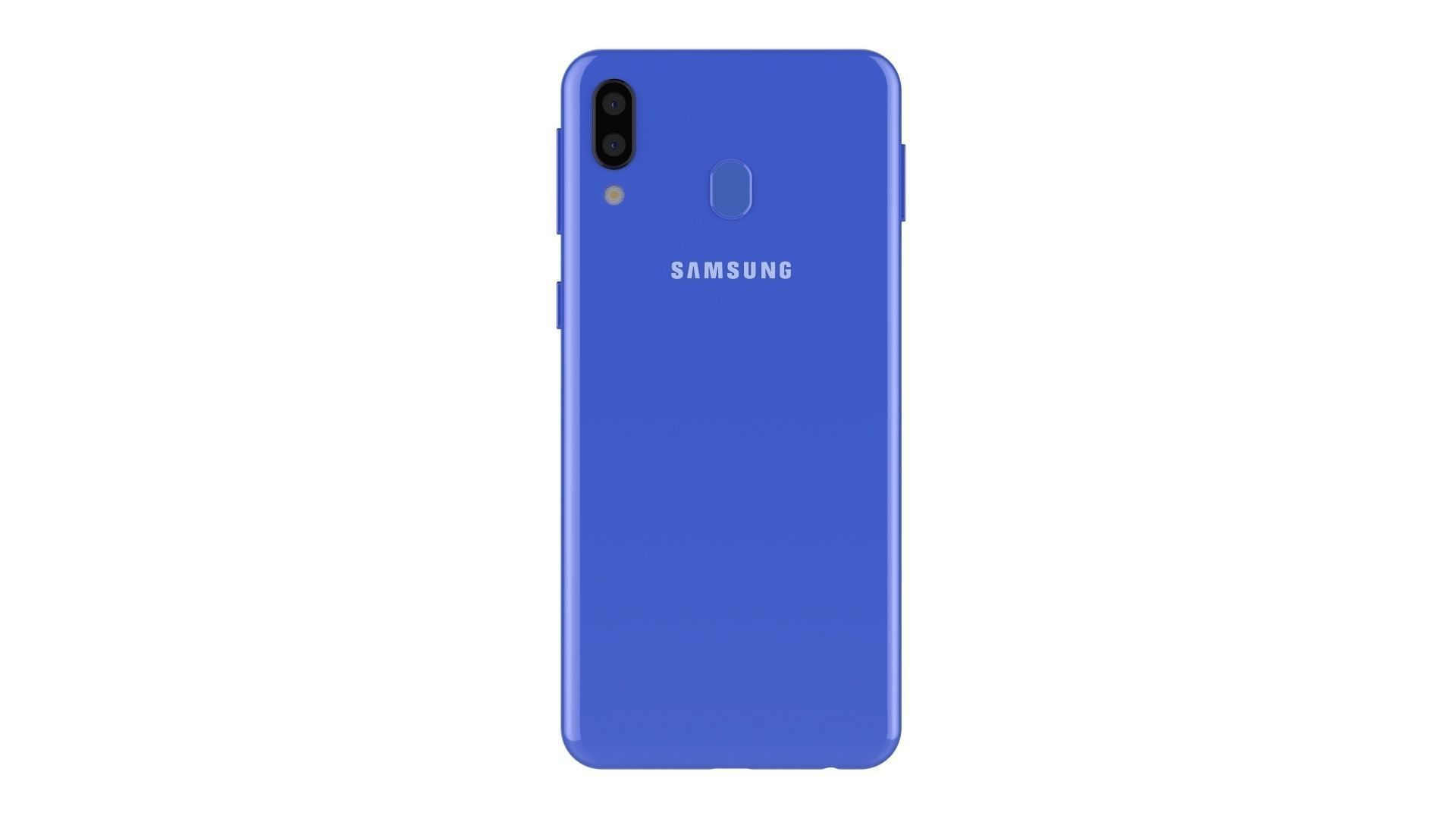 Samsung Galaxy M20 Blue 3D model_5