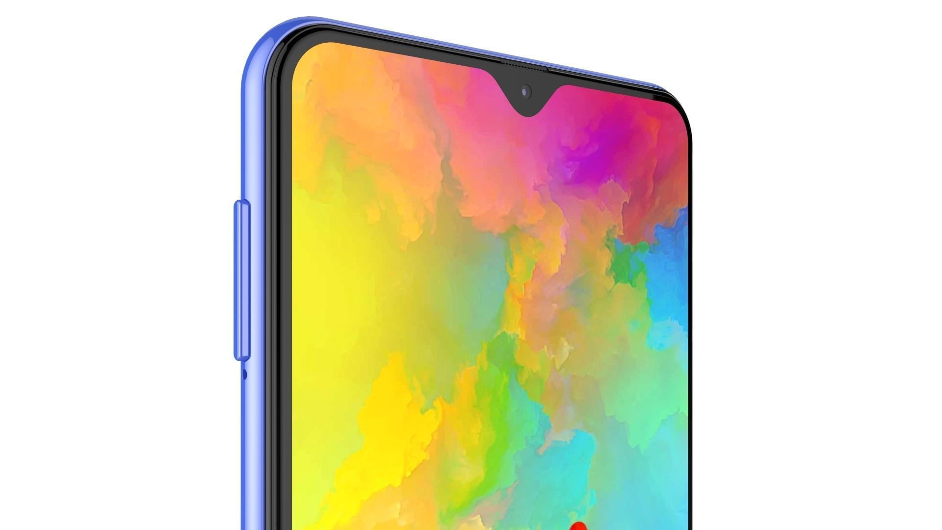 Samsung Galaxy M20 Blue 3D model_9