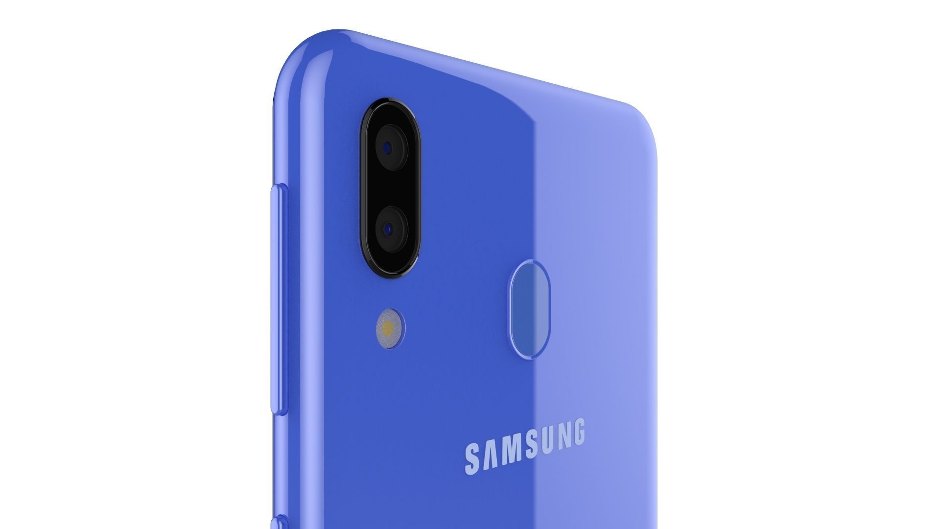 Samsung Galaxy M20 Blue 3D model_11