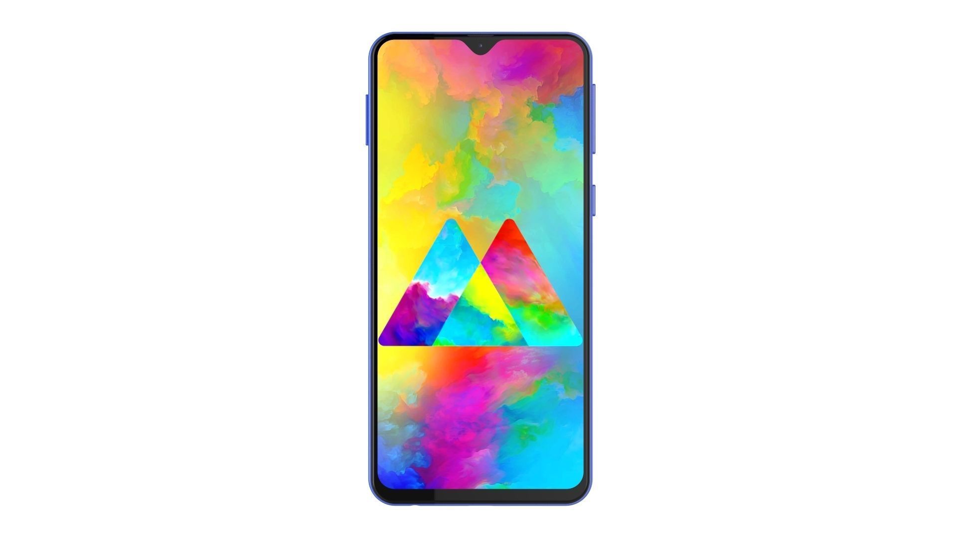 Samsung Galaxy M20 Blue 3D model_1