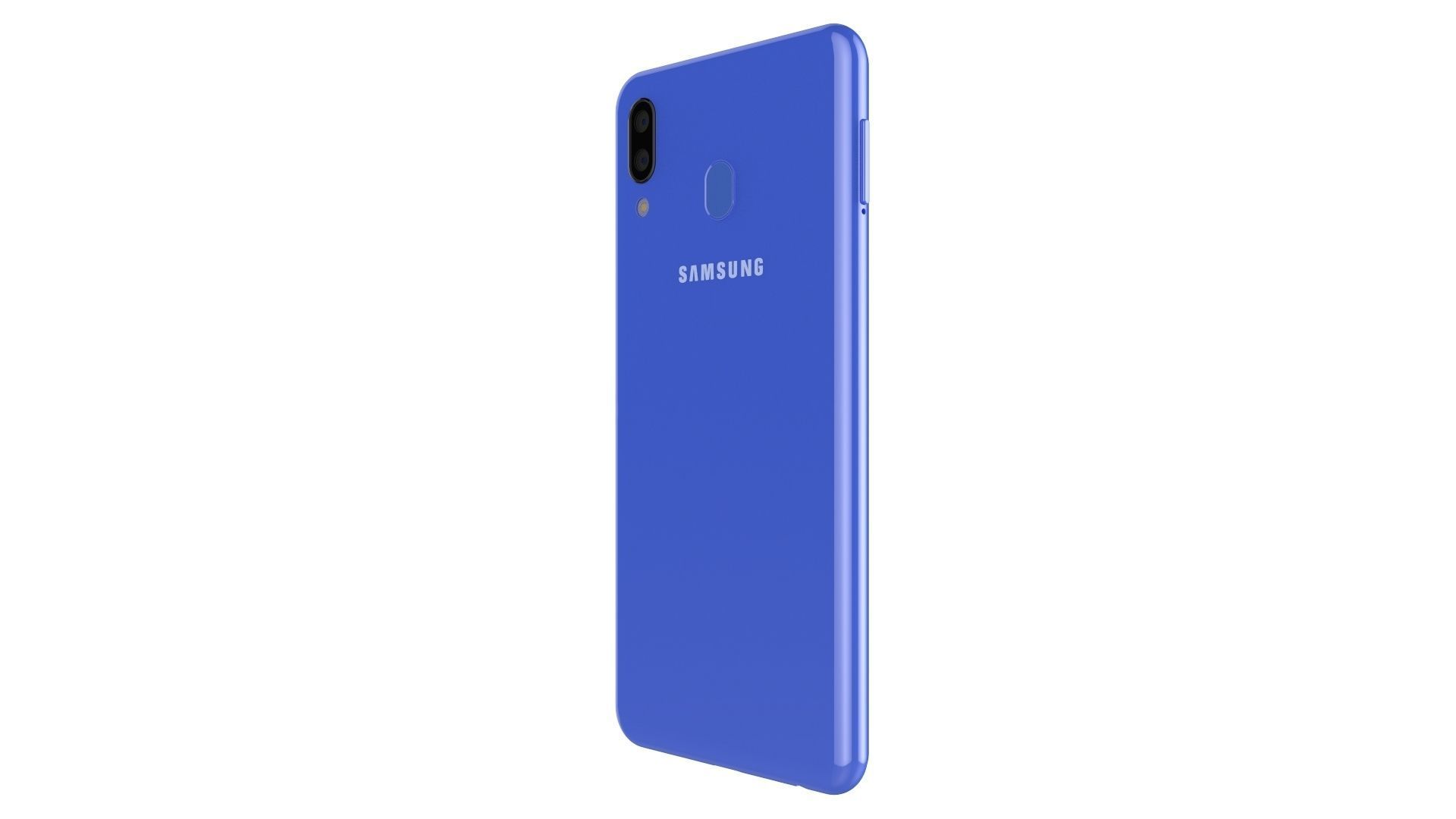 Samsung Galaxy M20 Blue 3D model_4