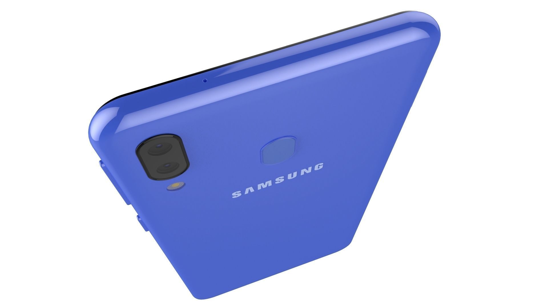 Samsung Galaxy M20 Blue 3D model_14
