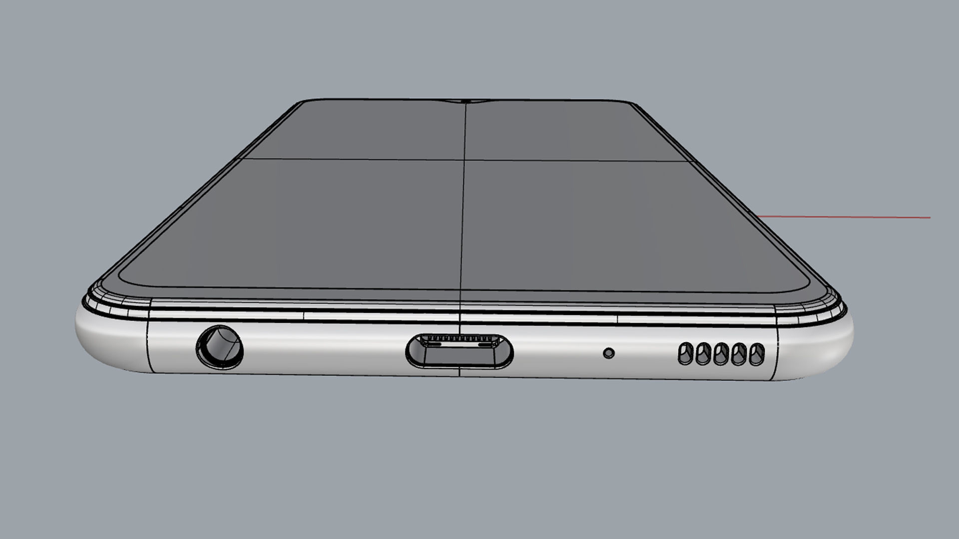 Samsung Galaxy M20 Blue 3D model_17