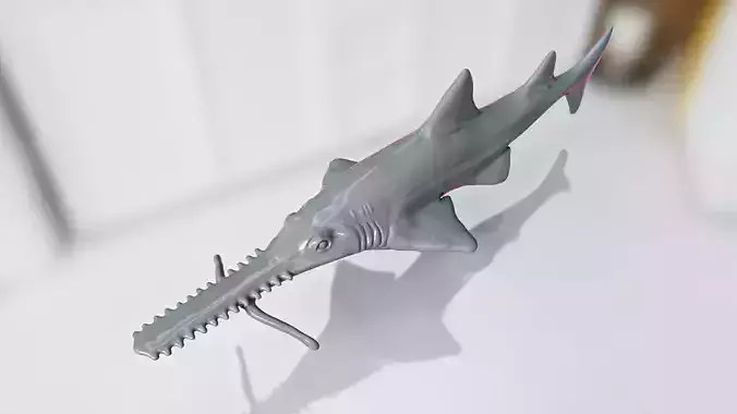Deep Sea Life Series Sawshark STL Toy