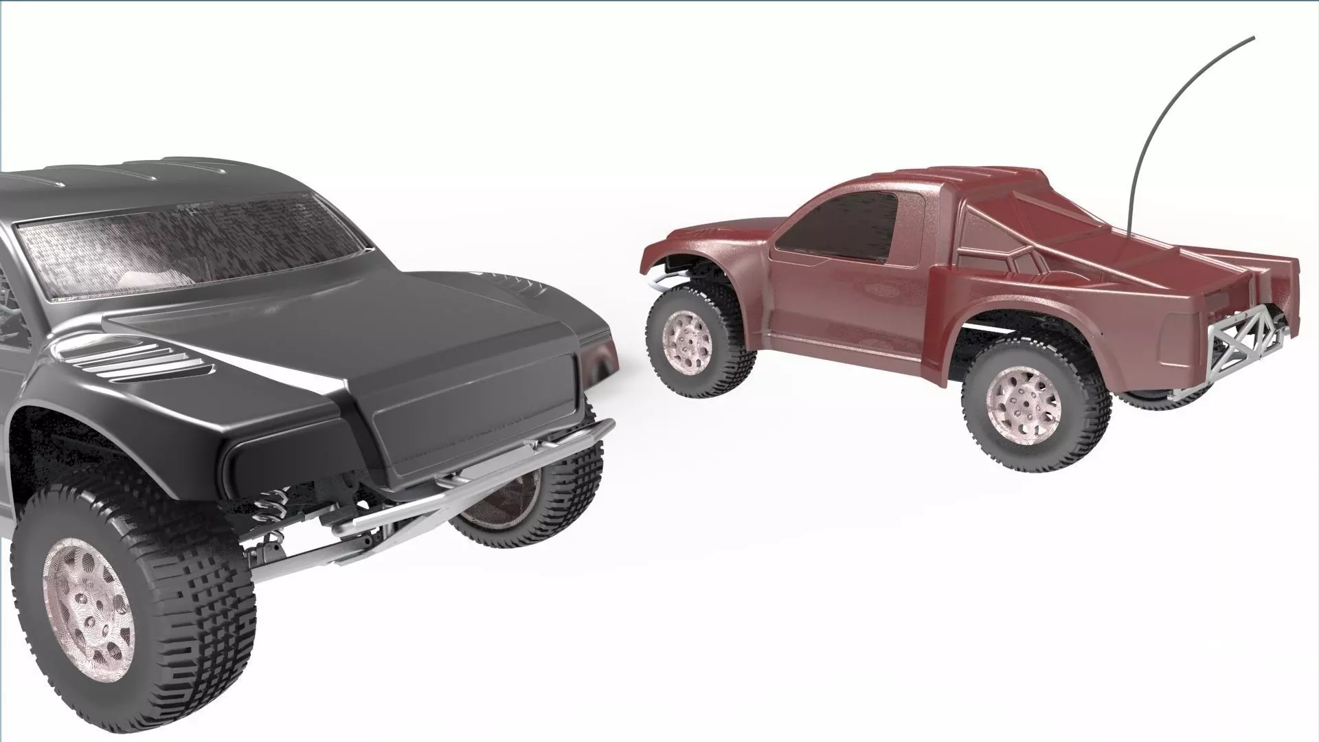 RC Truck Render War Free 3D model