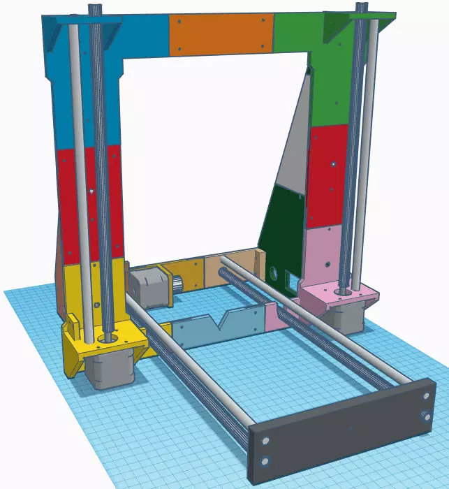 CTC Prusa Frame 3D print model_0