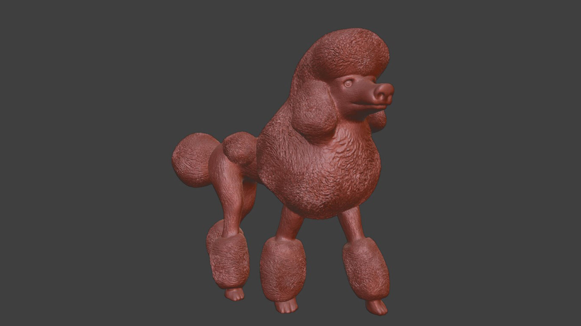 Poodle Dog Toy 3D print model_7